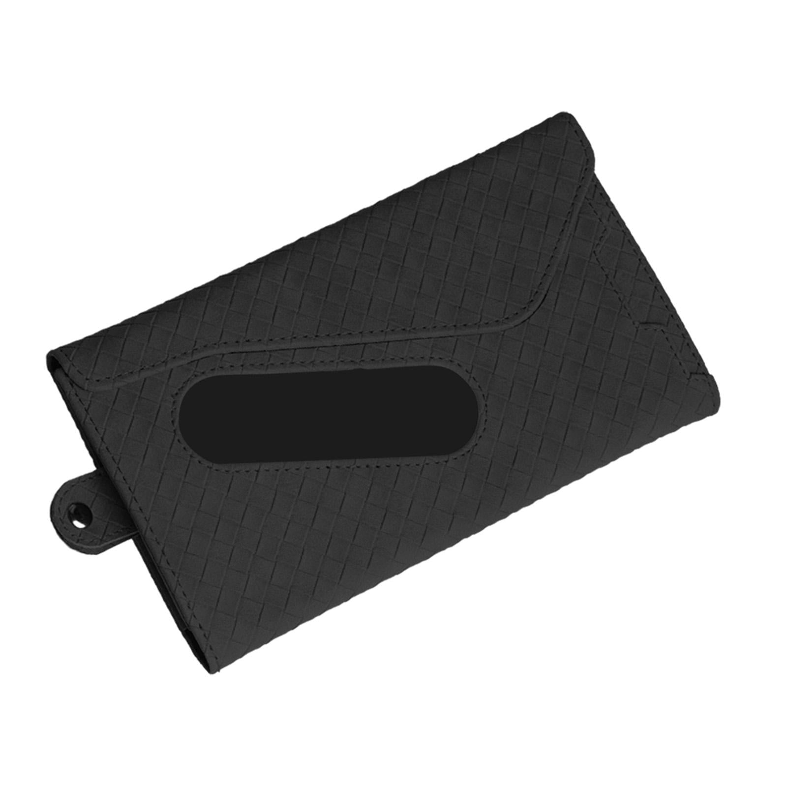 Car Sun Visor Organizer Tissue Holder Sunglasses Holder for Pen Glasses