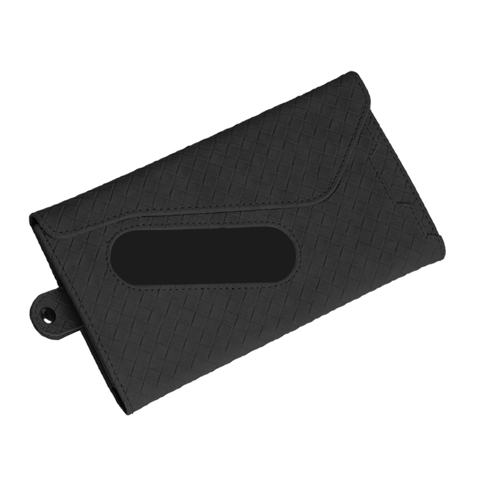 Car Sun Visor Organizer Tissue Holder Sunglasses Holder for Pen Glasses