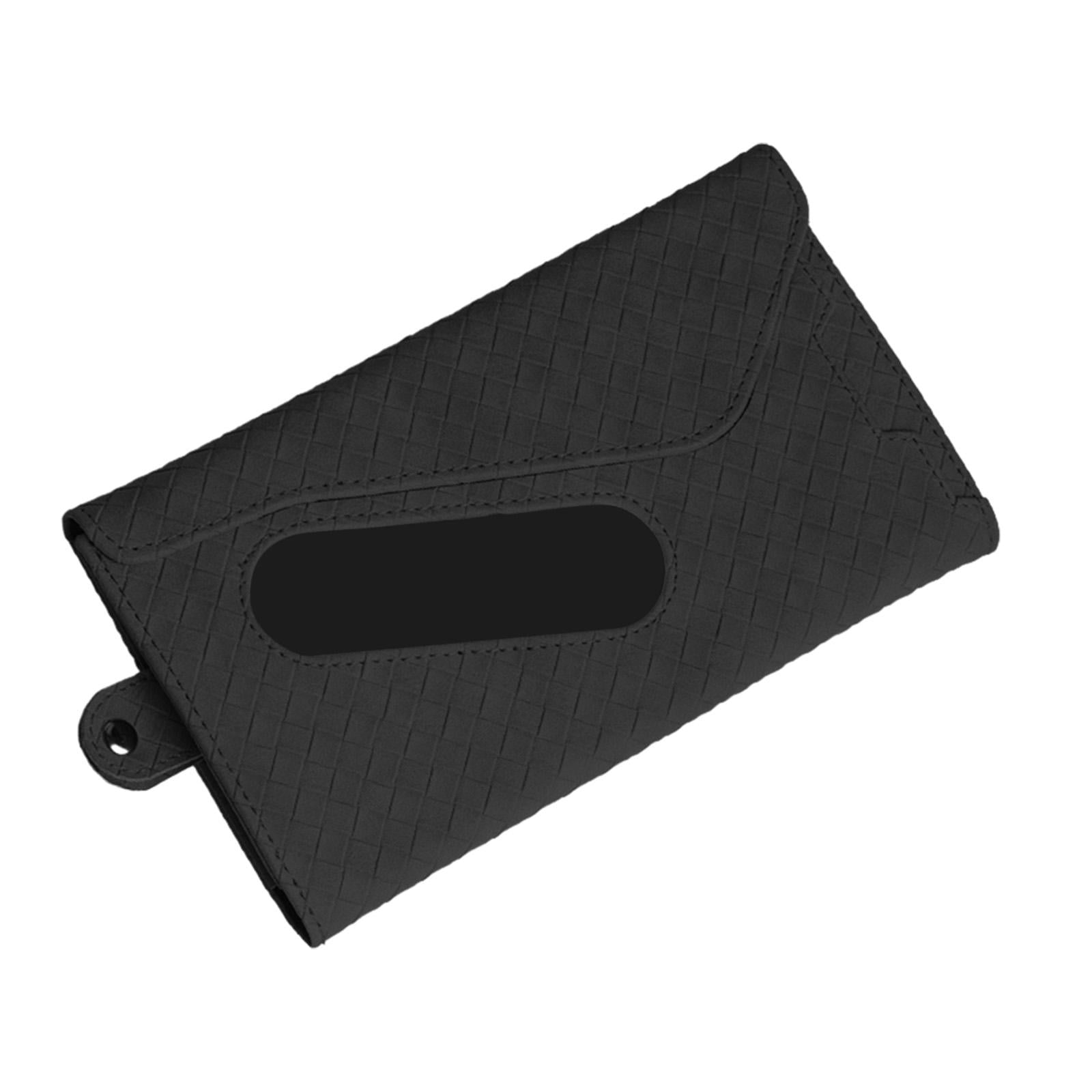 Car Sun Visor Organizer Tissue Holder Sunglasses Holder for Pen Glasses