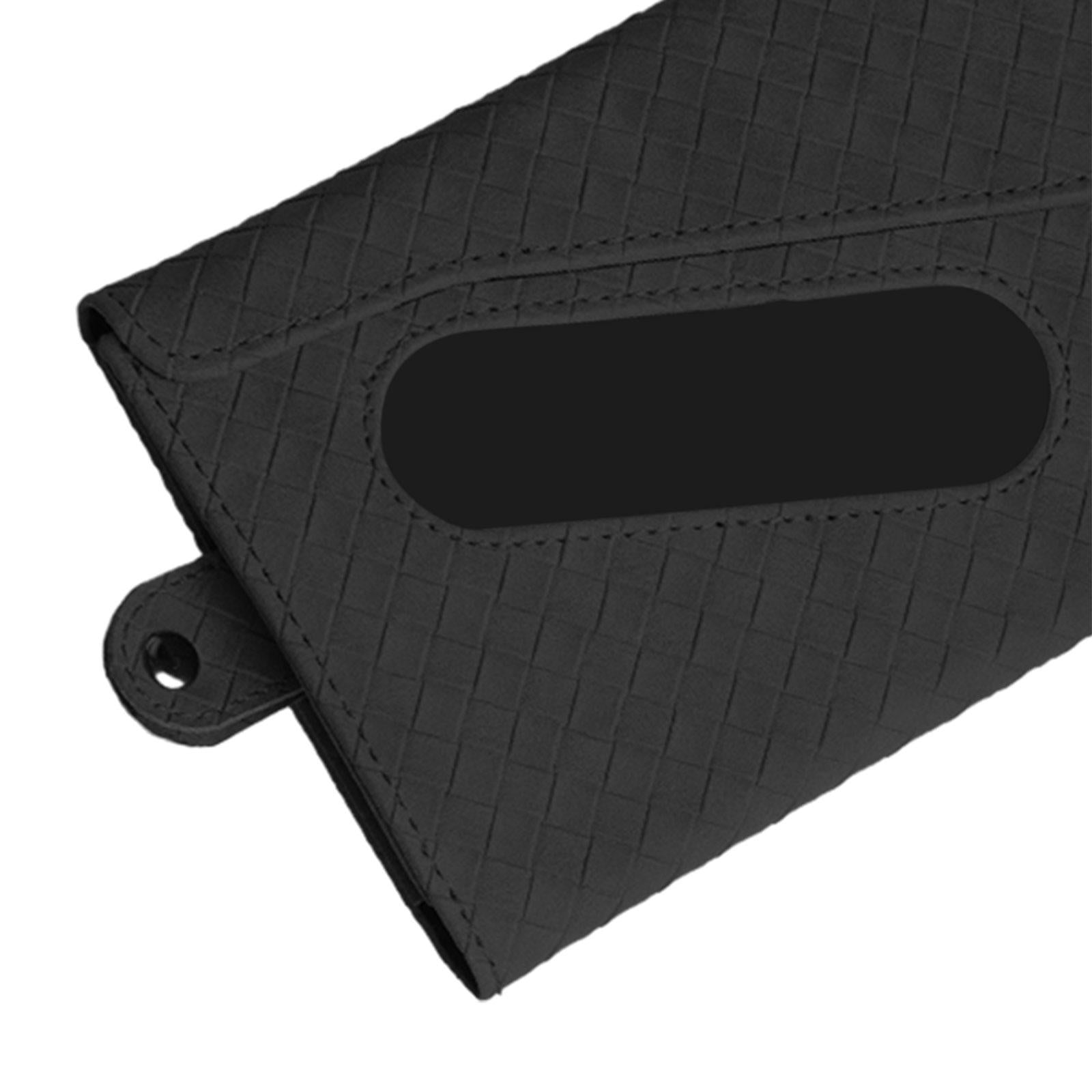 Car Sun Visor Organizer Tissue Holder Sunglasses Holder for Pen Glasses
