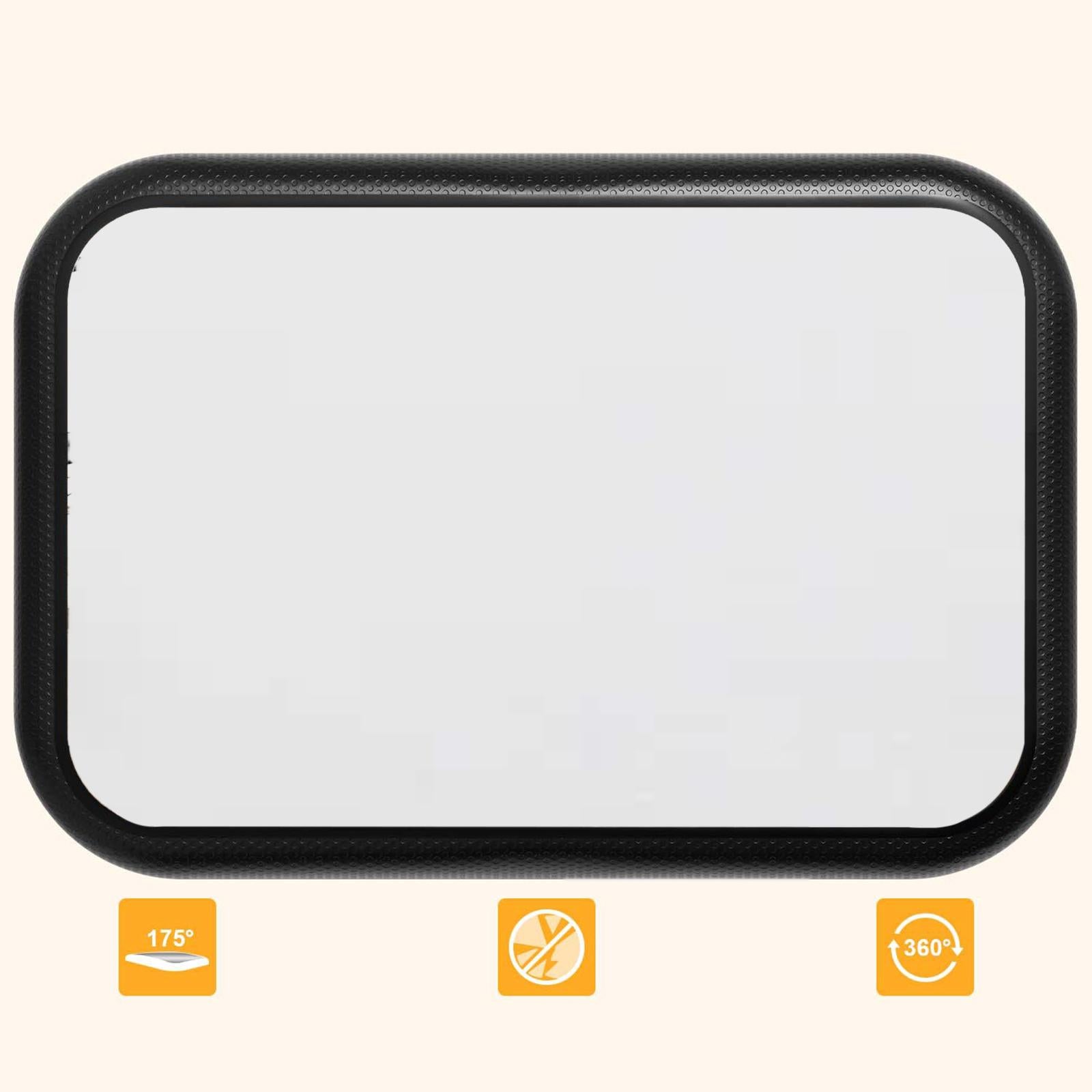 Baby Car Mirror Baby Essentials with Night Lamp Baby Car Mirror Rear Facing