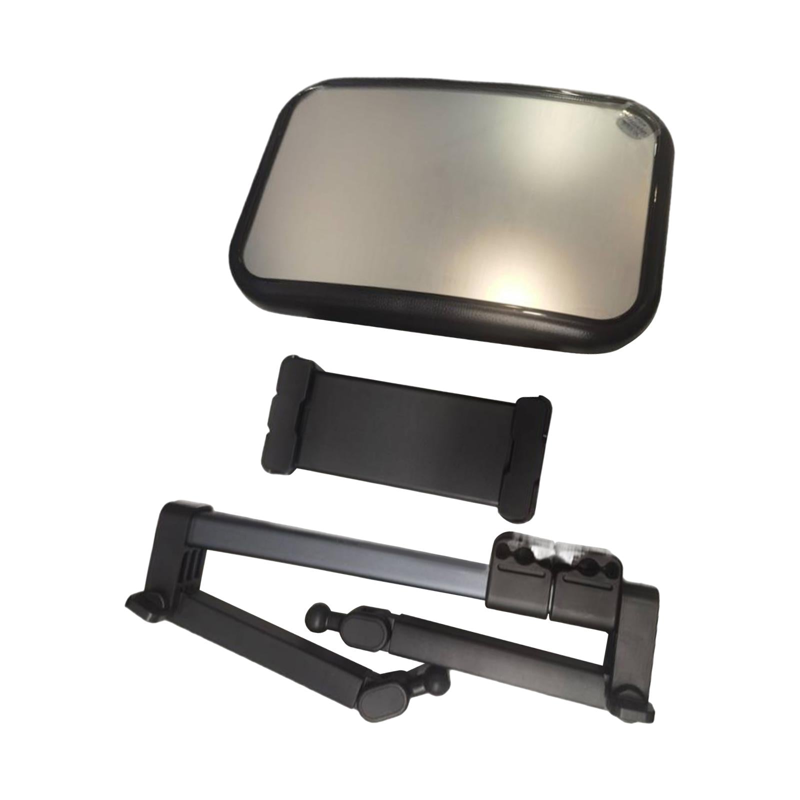 Baby Car Mirror with Tablet Holder Hook Mounting 2 in 1 Car Mirror for Baby