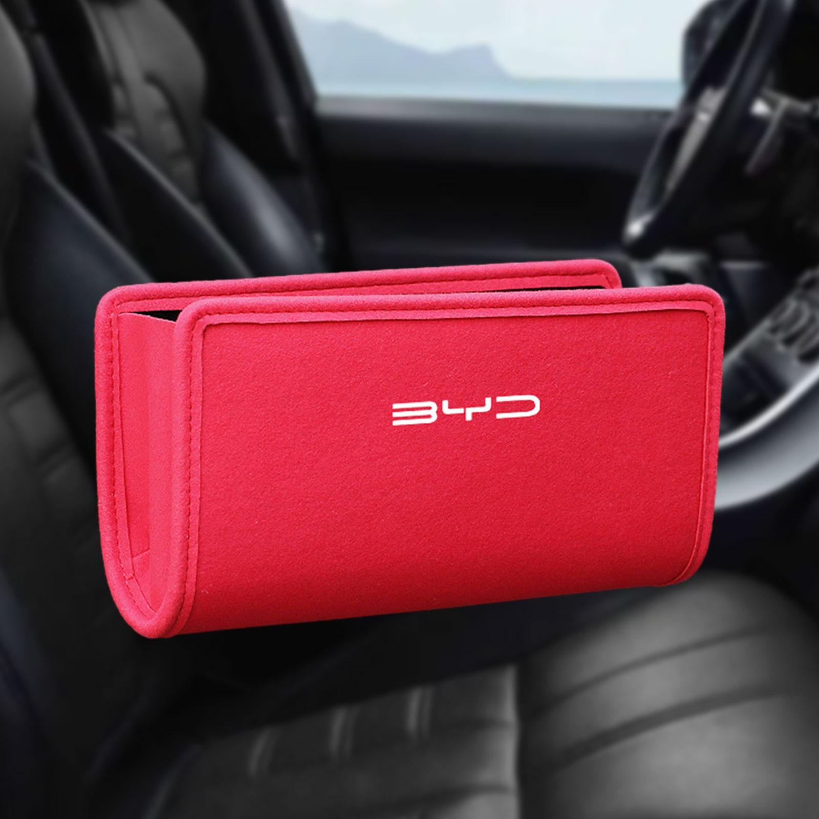 Car Side Door Hanging Trash Bin 20x11.7x6.5cm Garbage Organizer for Byd