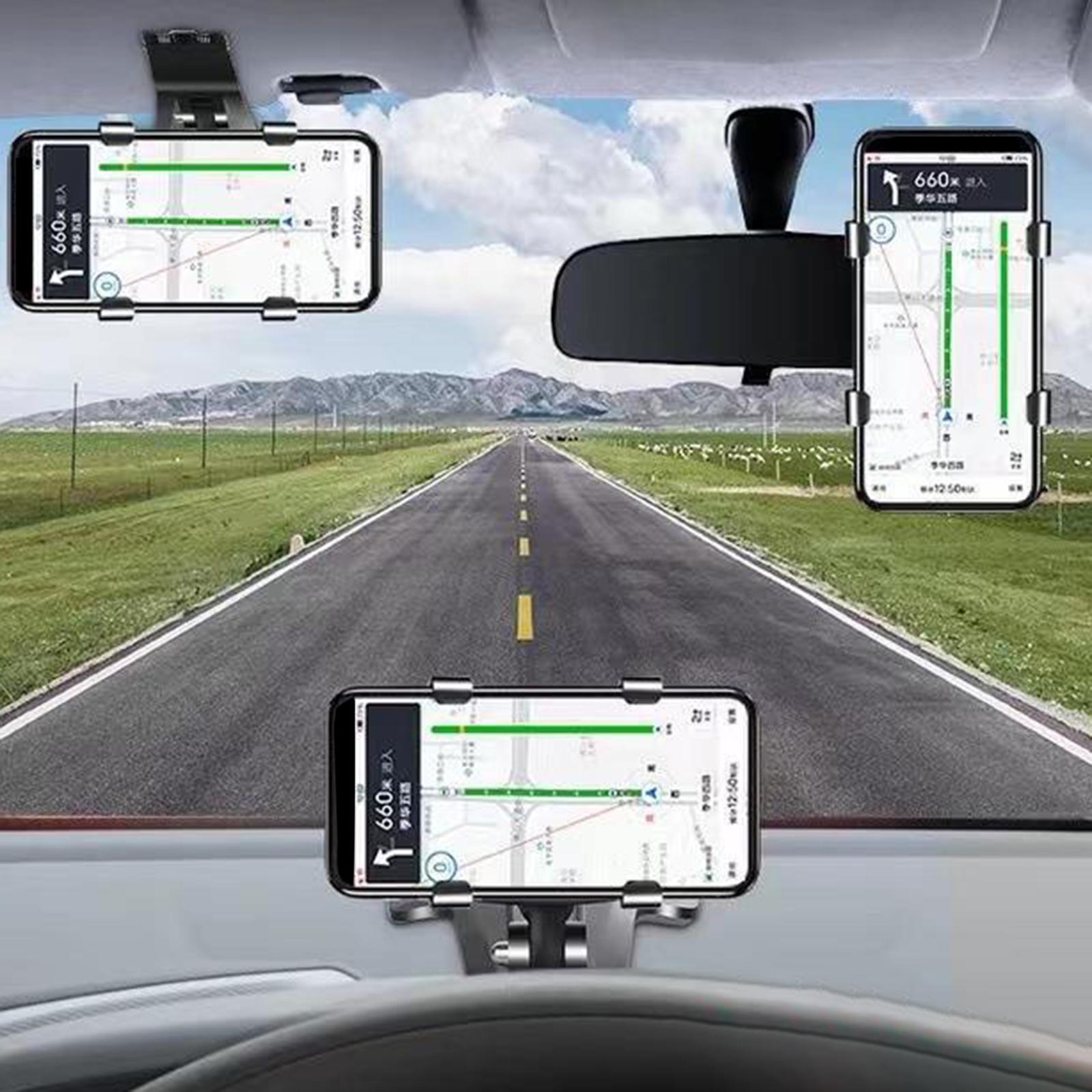 Car Phone Holder for Dashboard Navigation Bracket Auto Accessory Clip Design