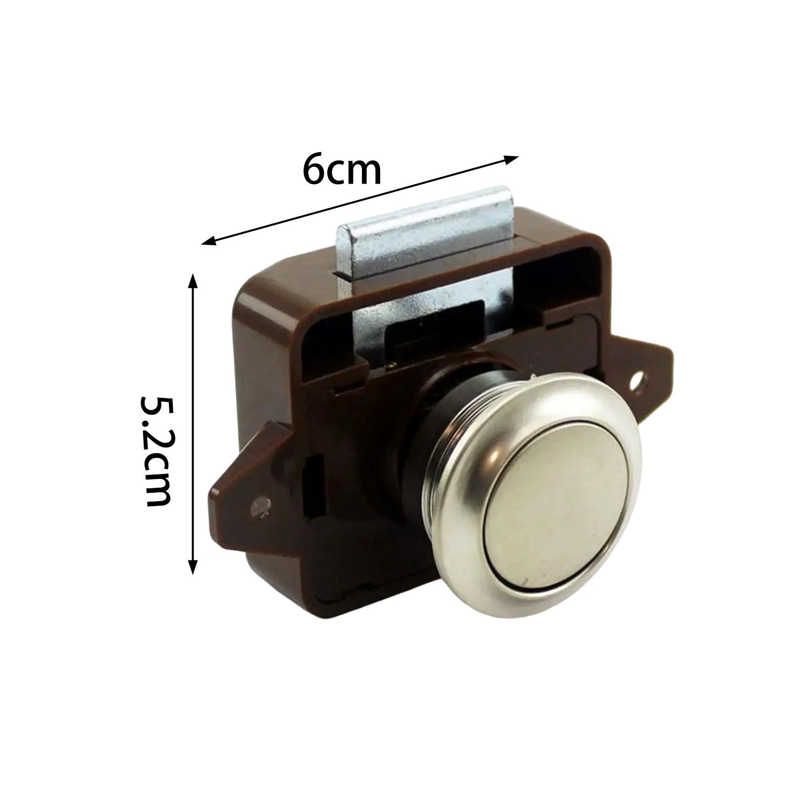 Push Button Latch Lock Professional Drawer Knob for Van Yacht Motorhome Style B