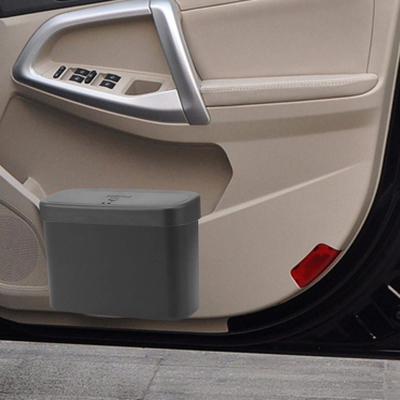 Car Garbage Can Tissue Box PP Vehicle Rubbish Bin for Desktop Home Car