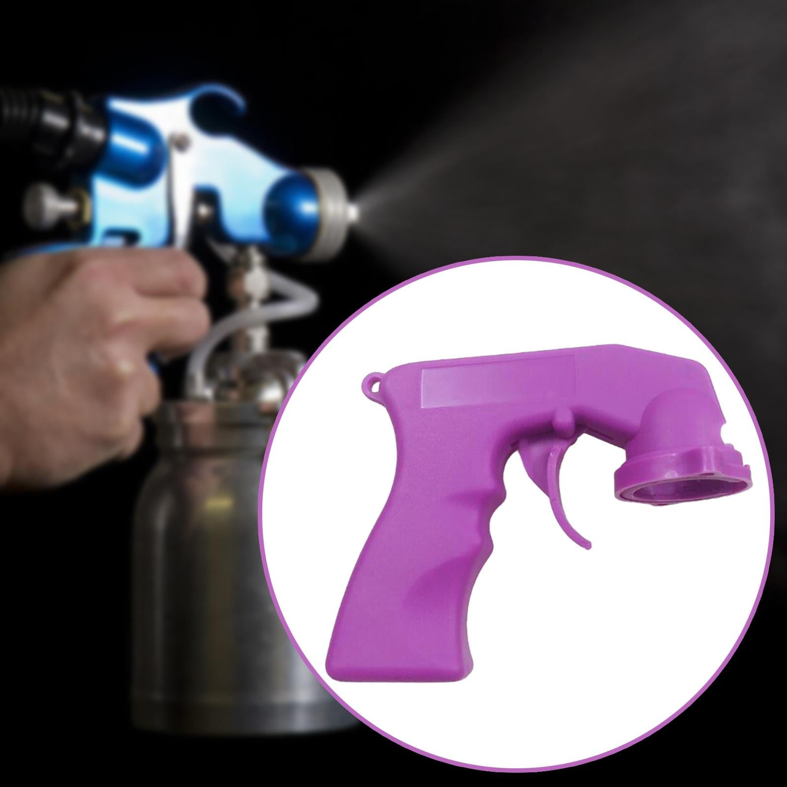 Spray Paint Handle Multiuse Auto Body Repair for Furniture Hotels Truck Purple