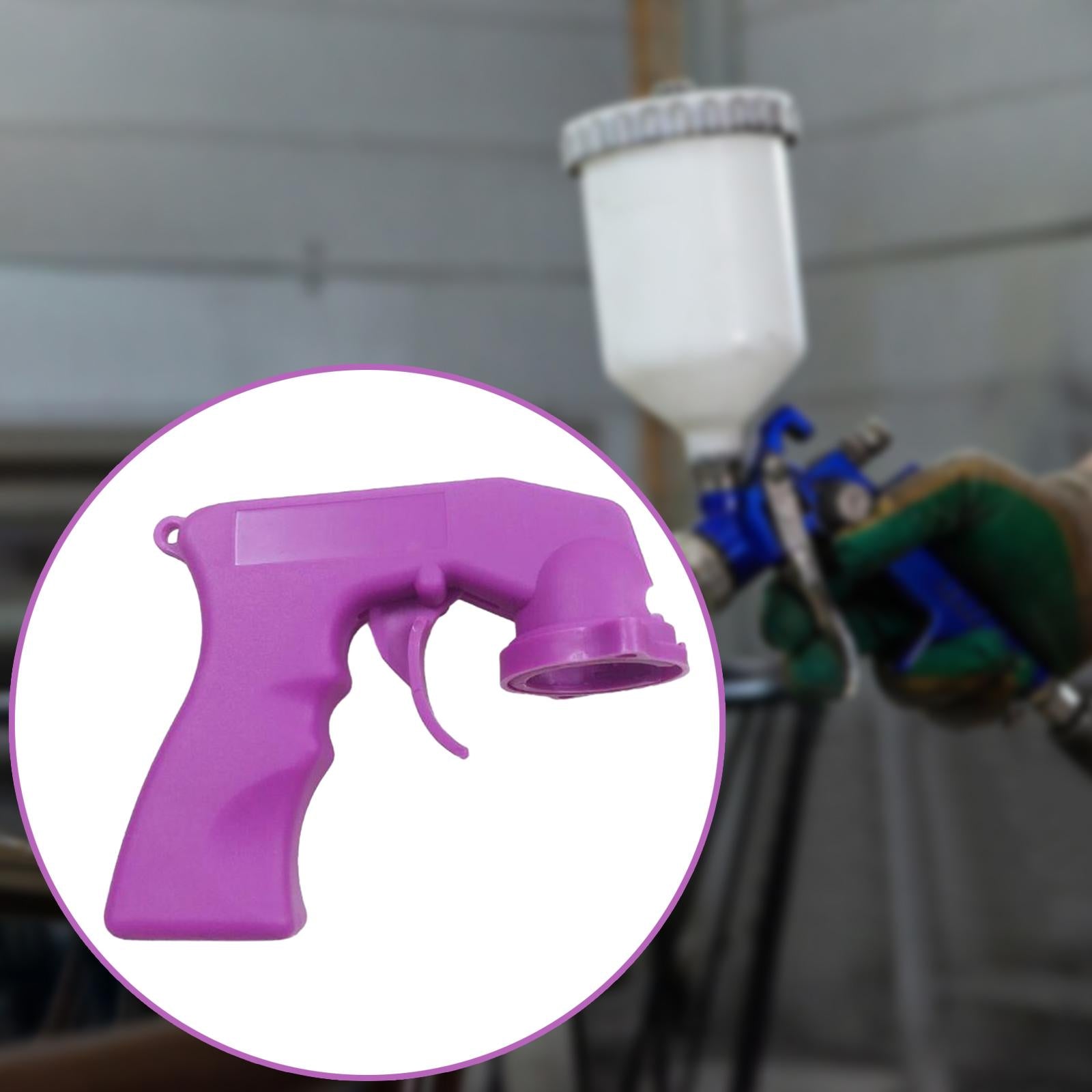 Spray Paint Handle Multiuse Auto Body Repair for Furniture Hotels Truck Purple