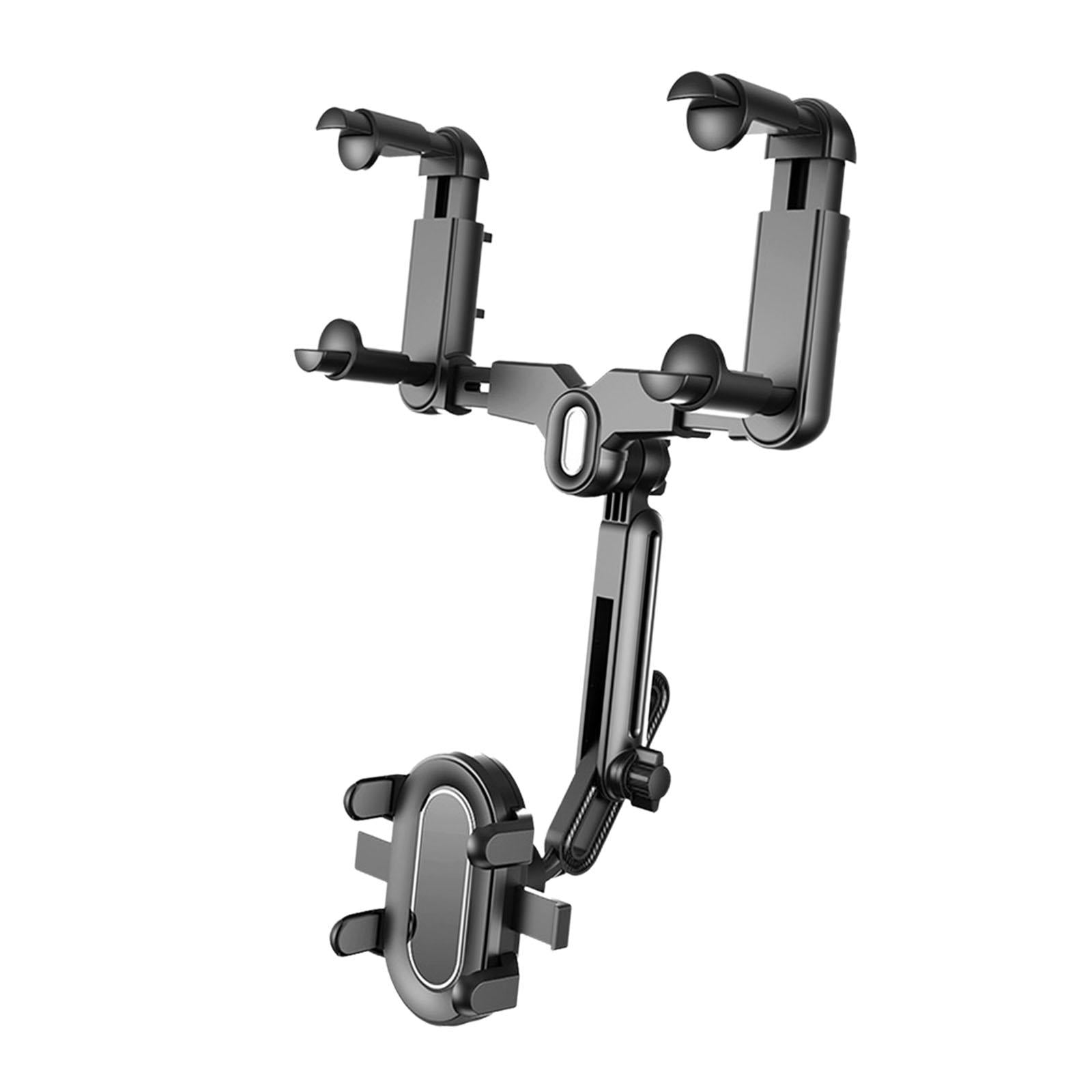 Rear View Mirror Car Phone Mount Car Interior Accessories Durable Telescopic