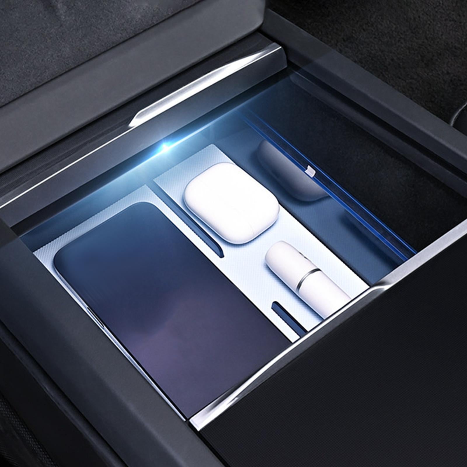 Center Console Organizer Fittings Vehicle Accessories for Tesla Model 3