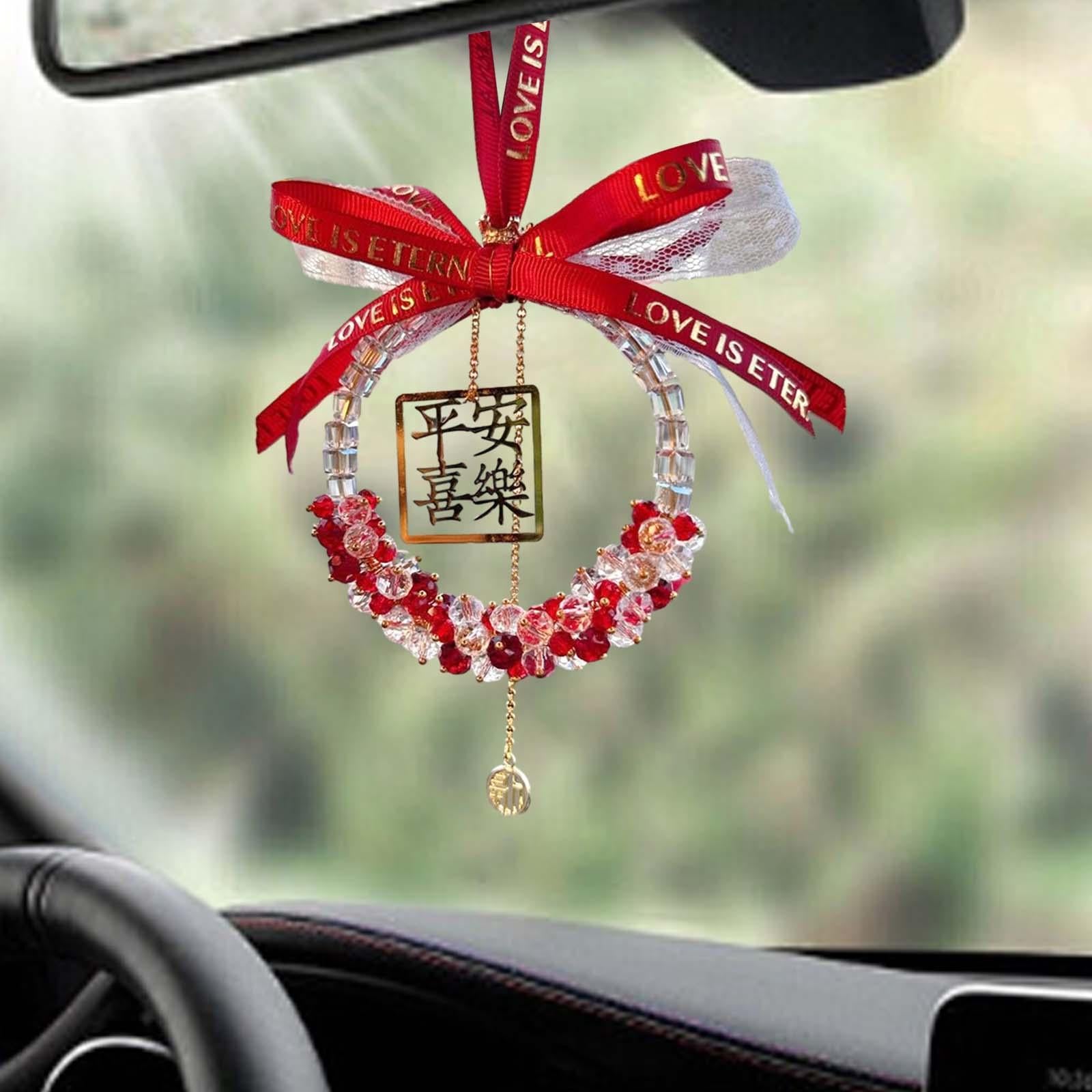 Car Rearview Mirror Pendant Universal New Year Gift Rear View Mirror Pendant