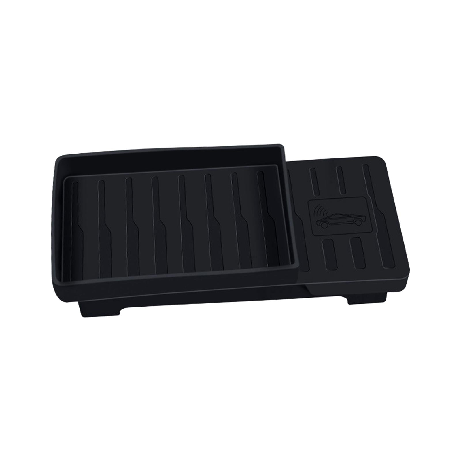 Center Console Organizer Tray Black Sunglasses Holder for Tesla Model 3
