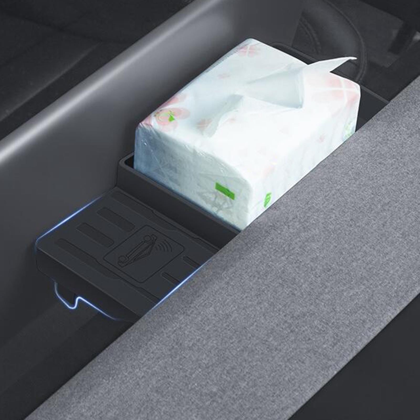 Center Console Organizer Tray Black Sunglasses Holder for Tesla Model 3
