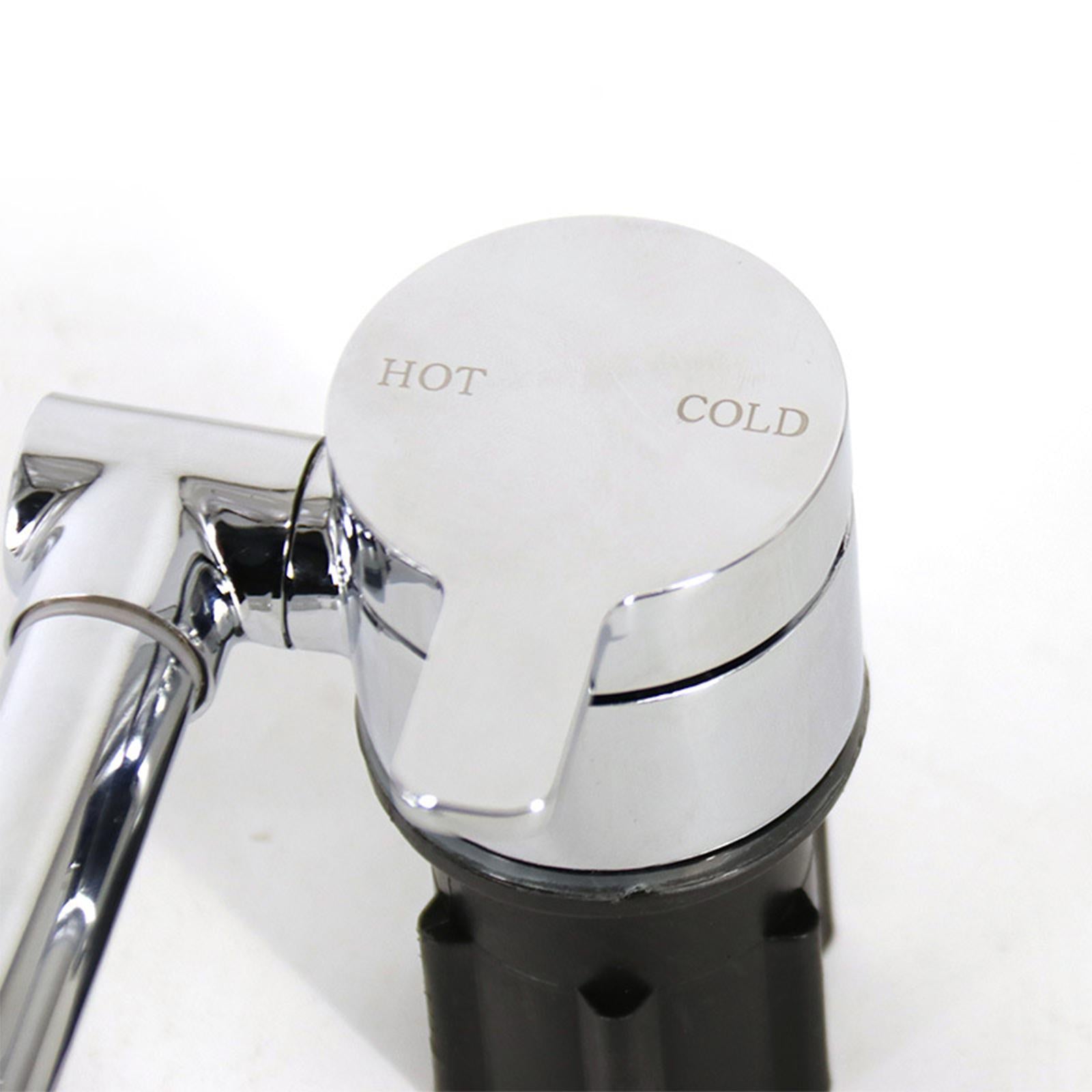 RV Faucet Hot and Cold Rotation with Hose for RV Caravans Marine Kitchen