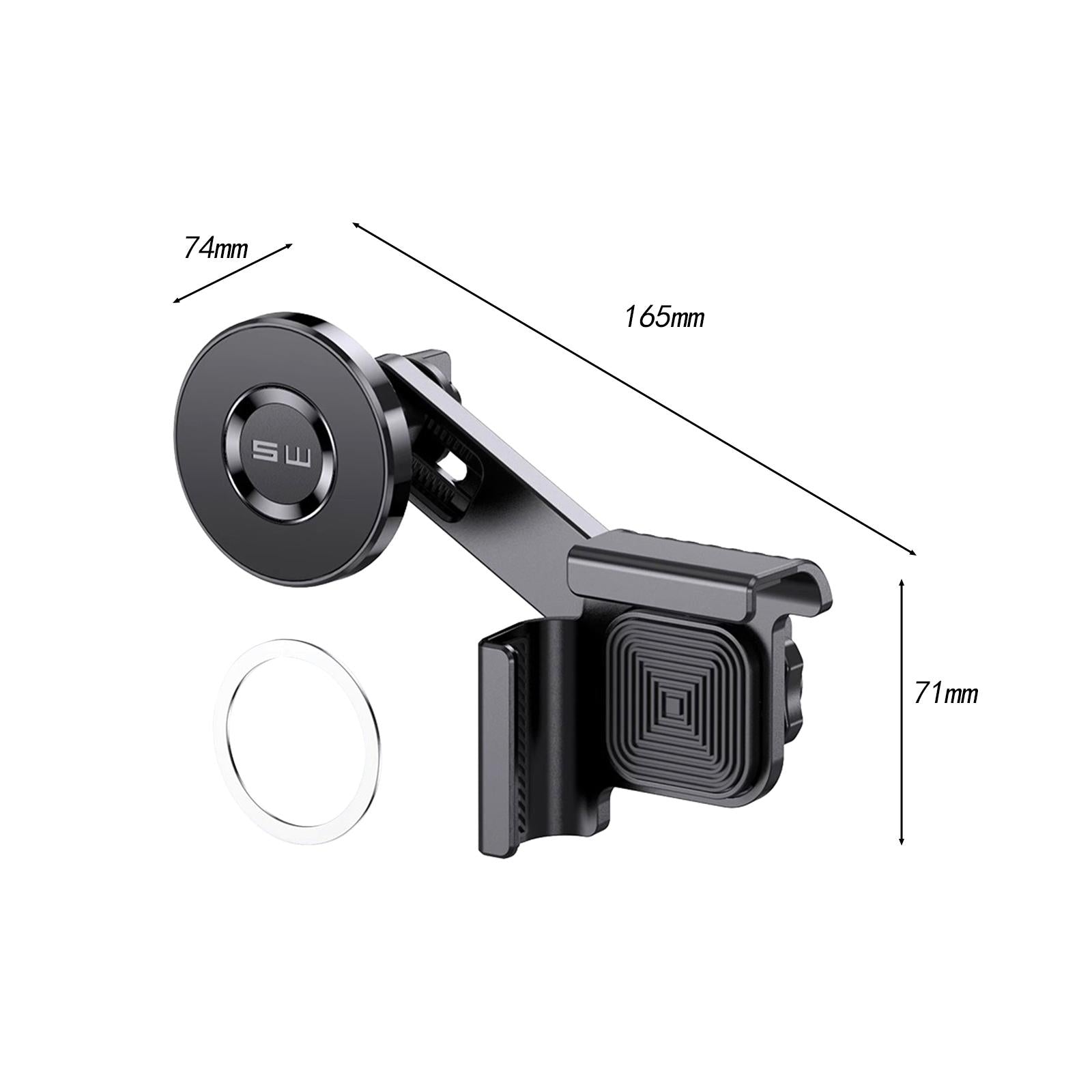 Car Phone Holder Angle Adjustable Durable Accessories Bracket for Telsa