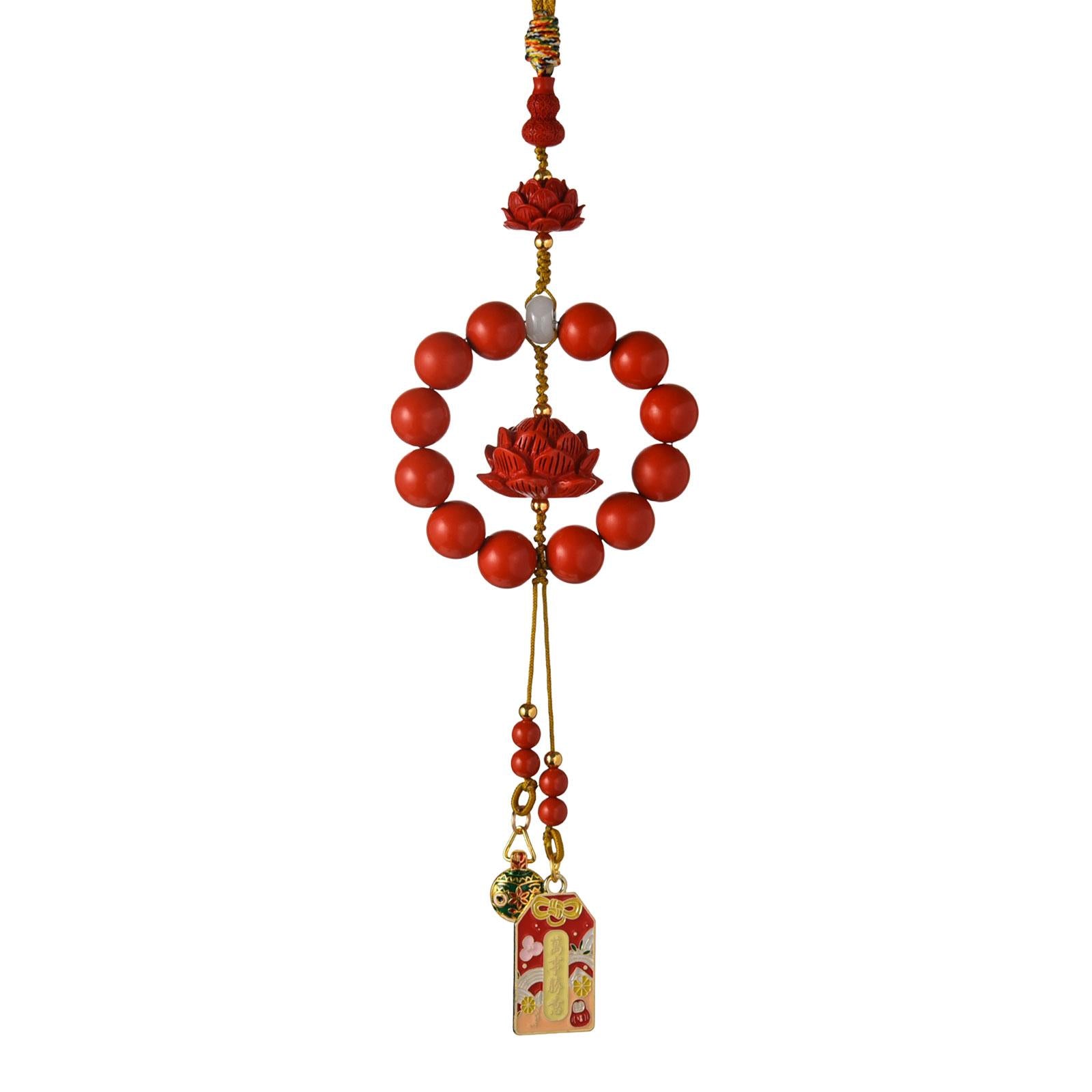 Rearview Mirror Decorations Chinese Style Car Mirror Hanging Accessories