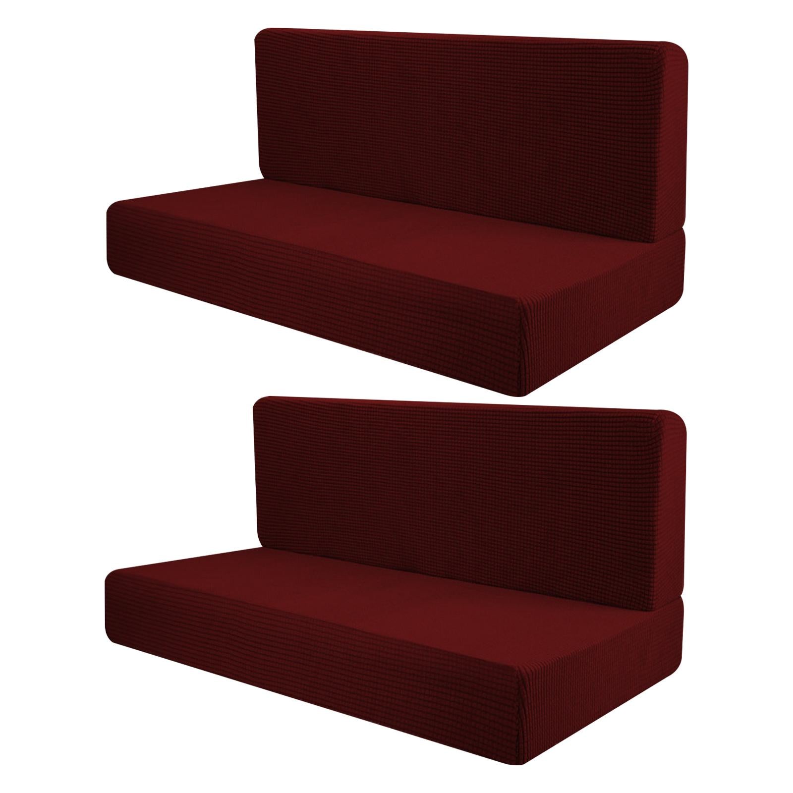 4 Pieces RV Seat Covers for Travel Trailer Couch Soft Camper Cushion Covers