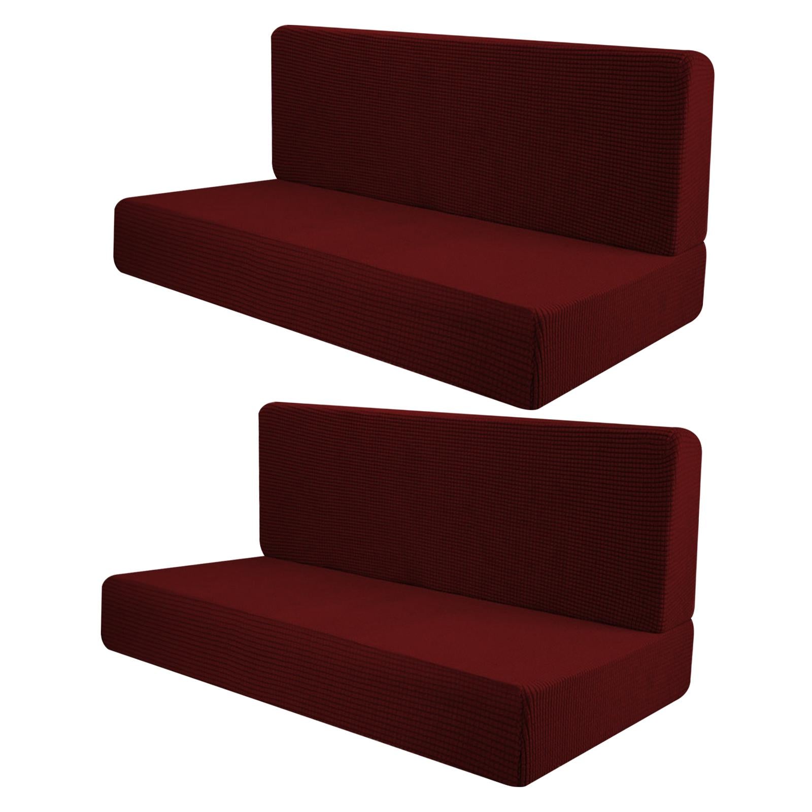 4 Pieces RV Seat Covers for Travel Trailer Couch Soft Camper Cushion Covers