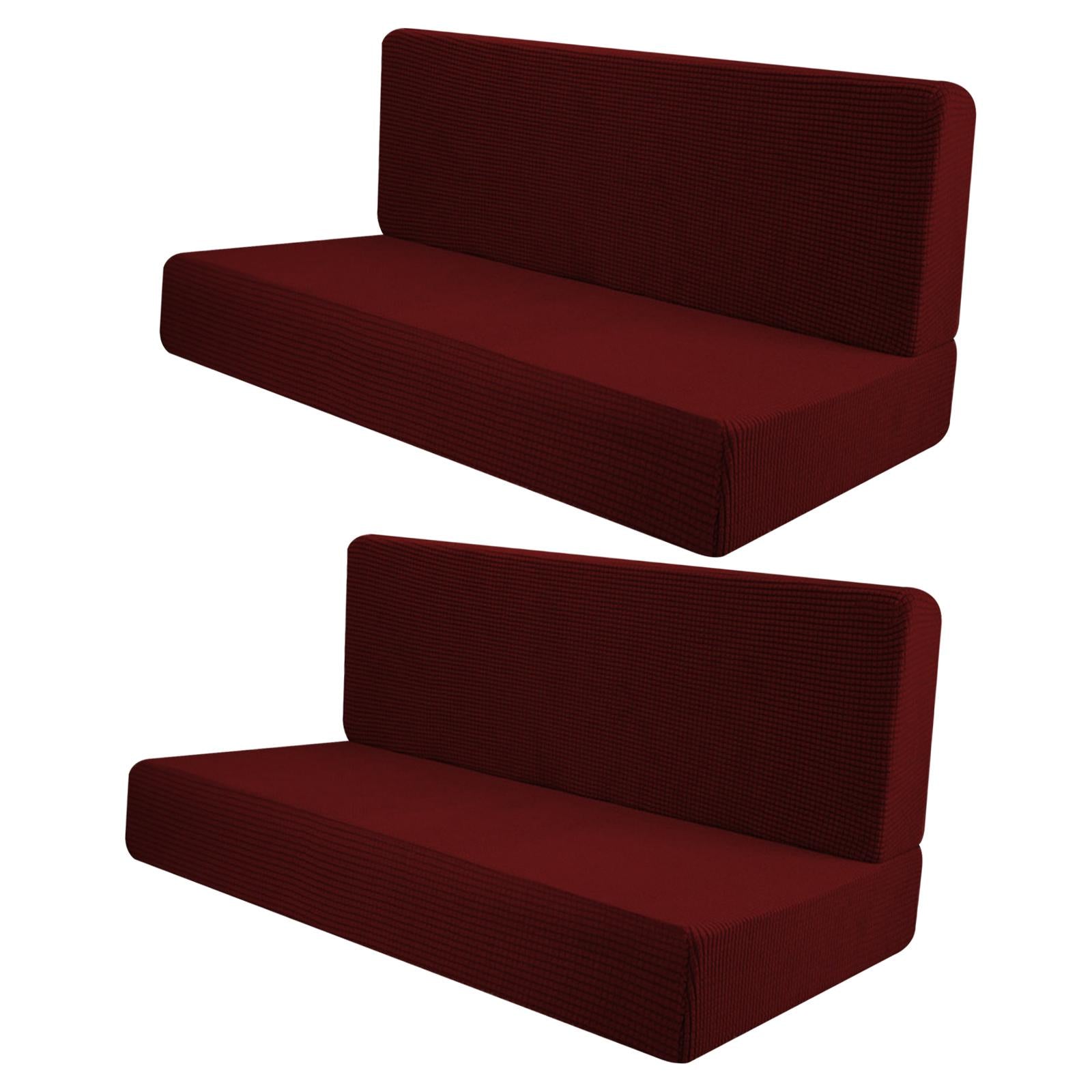 4 Pieces RV Seat Covers for Travel Trailer Couch Soft Camper Cushion Covers