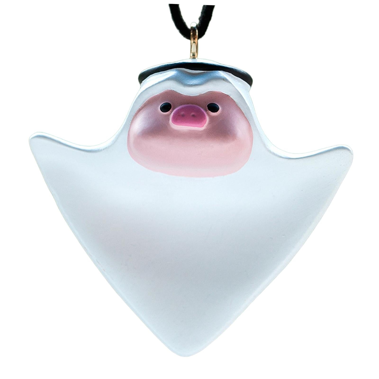 Car Charm Cute Pig Car Decor Pendant Rear View Mirror Hanging Accessories