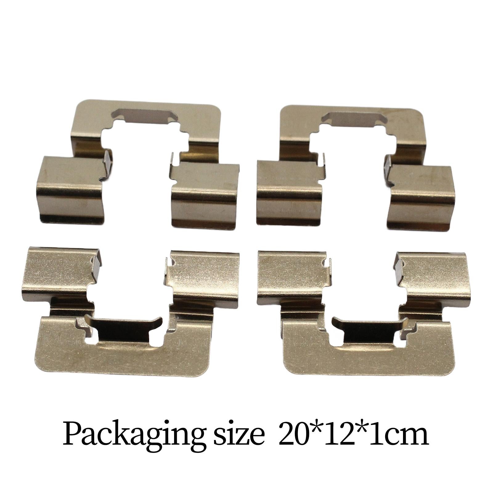 4Pcs Rear Brake Pad Fitting Clips LX0534 for Opel 2008-2017 Accessories