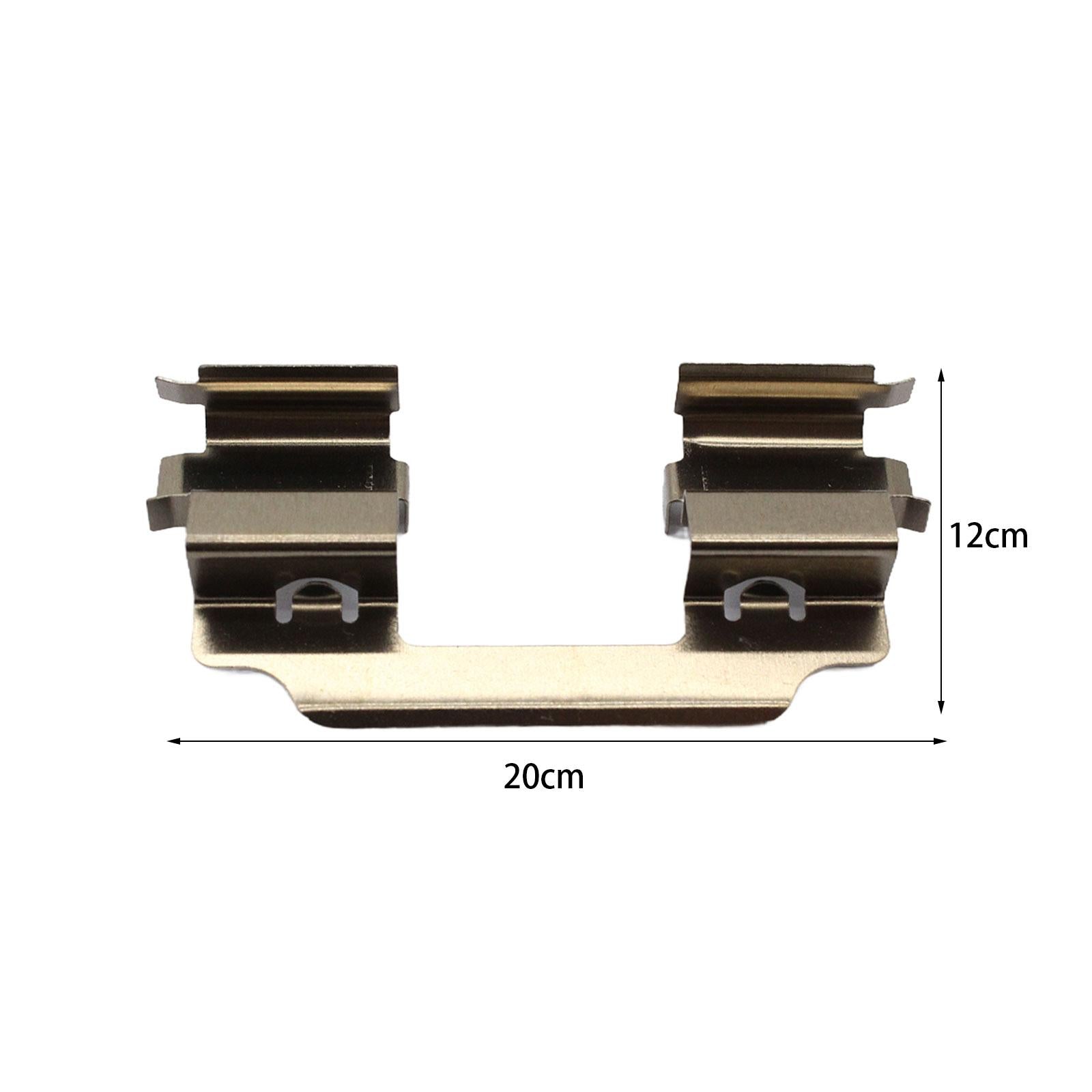 4Pcs Anti Rattle Clips for Renault Clio MK3 Automotive Front Brake Pad Shims