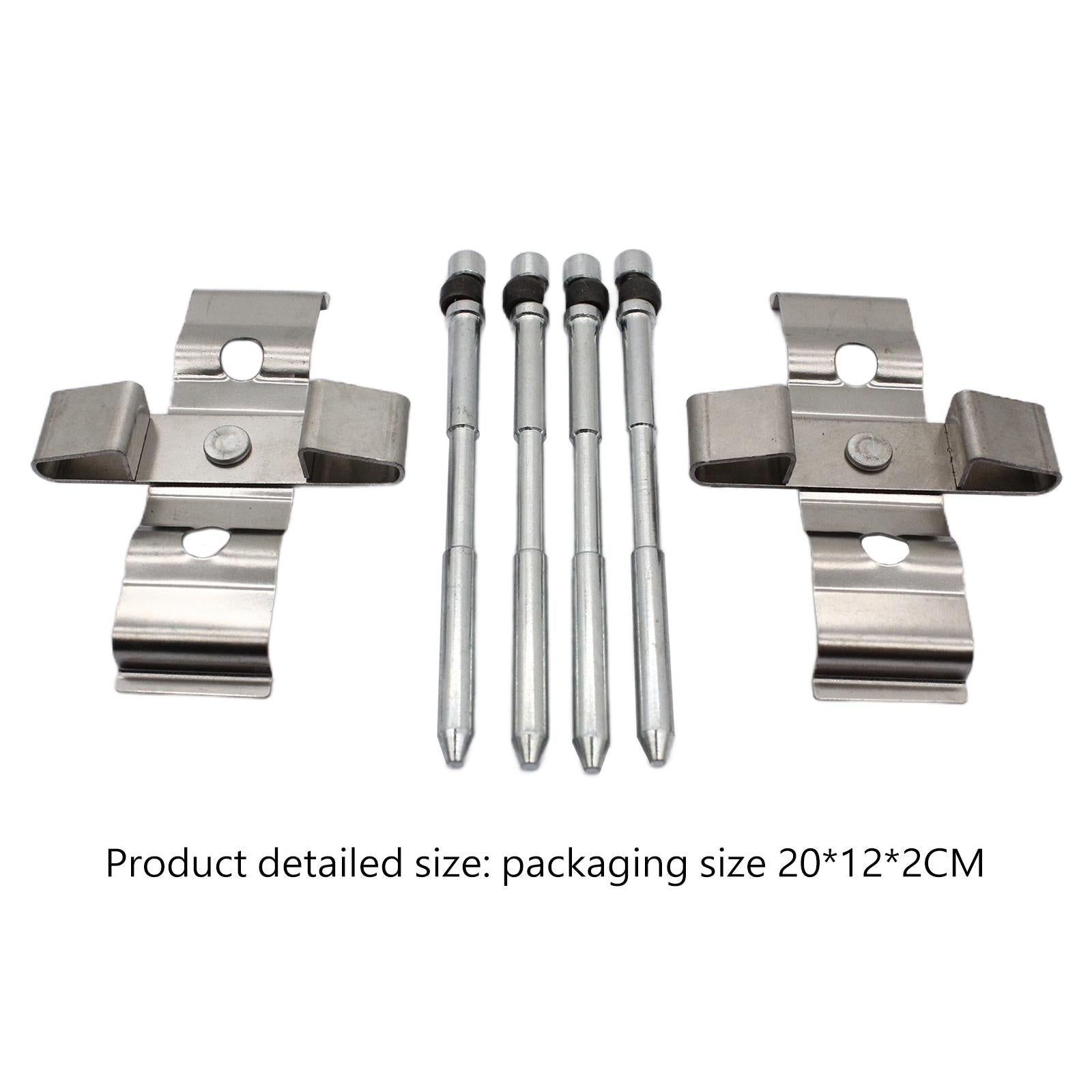 Front Disc Brake Pad Pins Fitting Set for Renault Clio RS 197 200 Sport