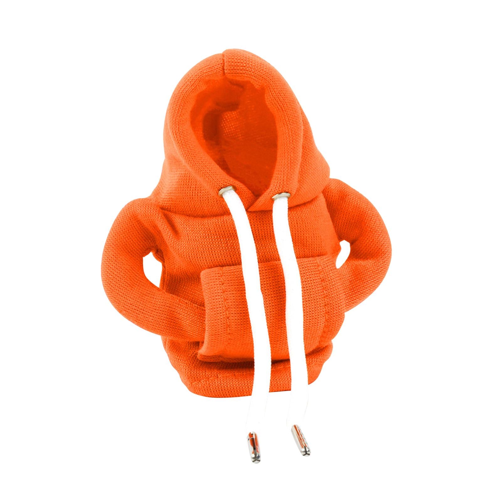 Car Gear Shift Hoodie Cover Shifter Decor Lightweight Auto Gear Handle Cover Orange