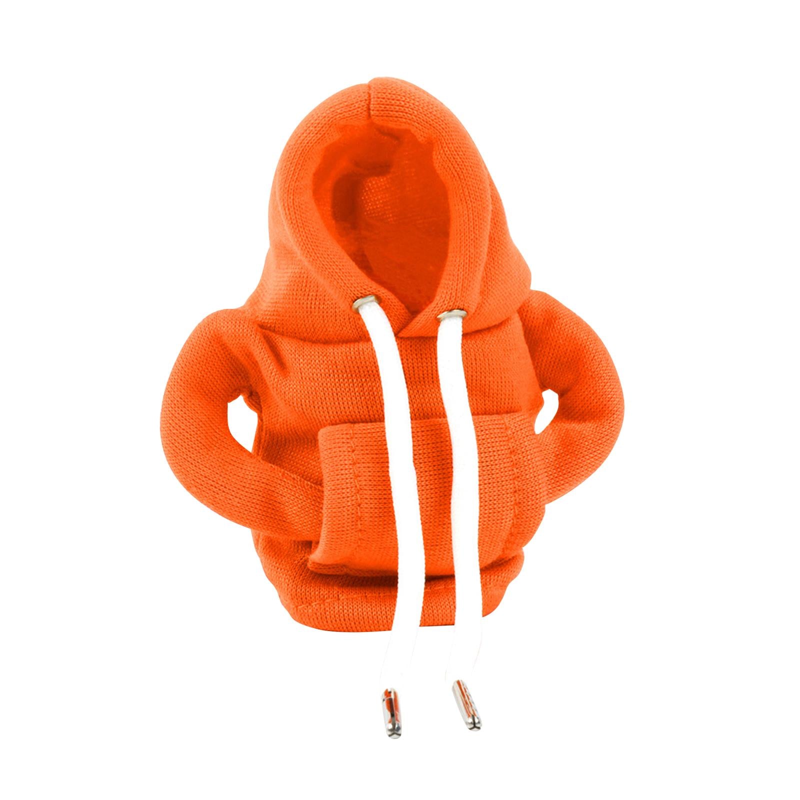 Car Gear Shift Hoodie Cover Shifter Decor Lightweight Auto Gear Handle Cover Orange