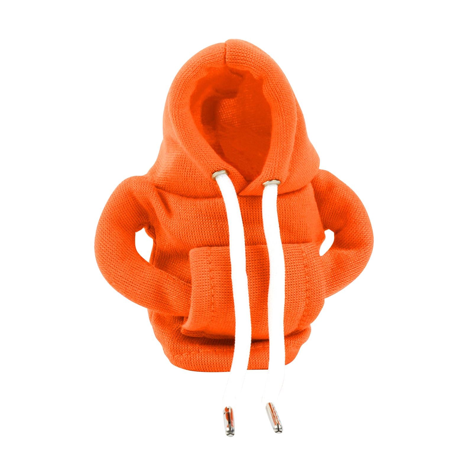 Car Gear Shift Hoodie Cover Shifter Decor Lightweight Auto Gear Handle Cover Orange