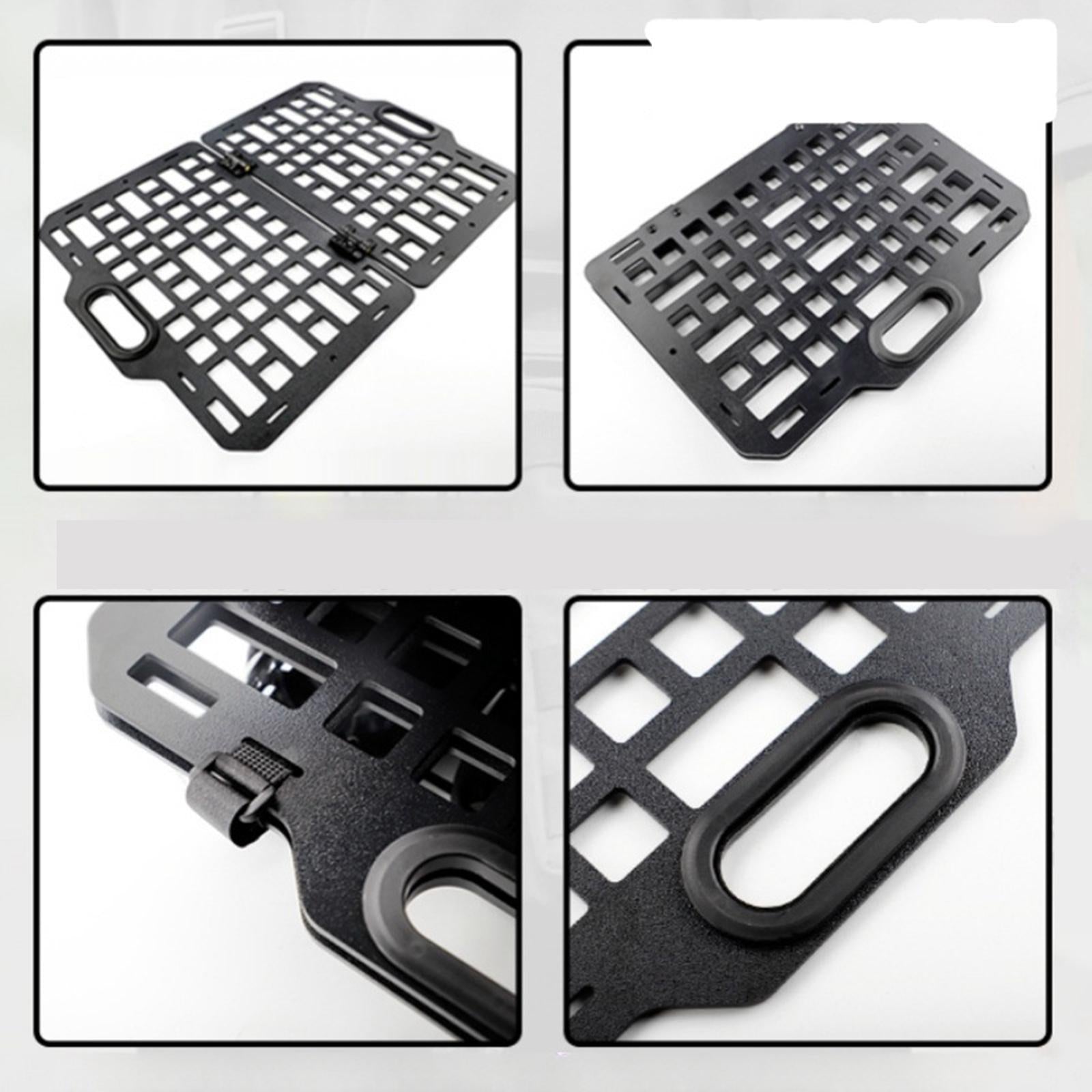 Vehicles Rear Seat Organizer Molle Panel Modular Storage for Automotive