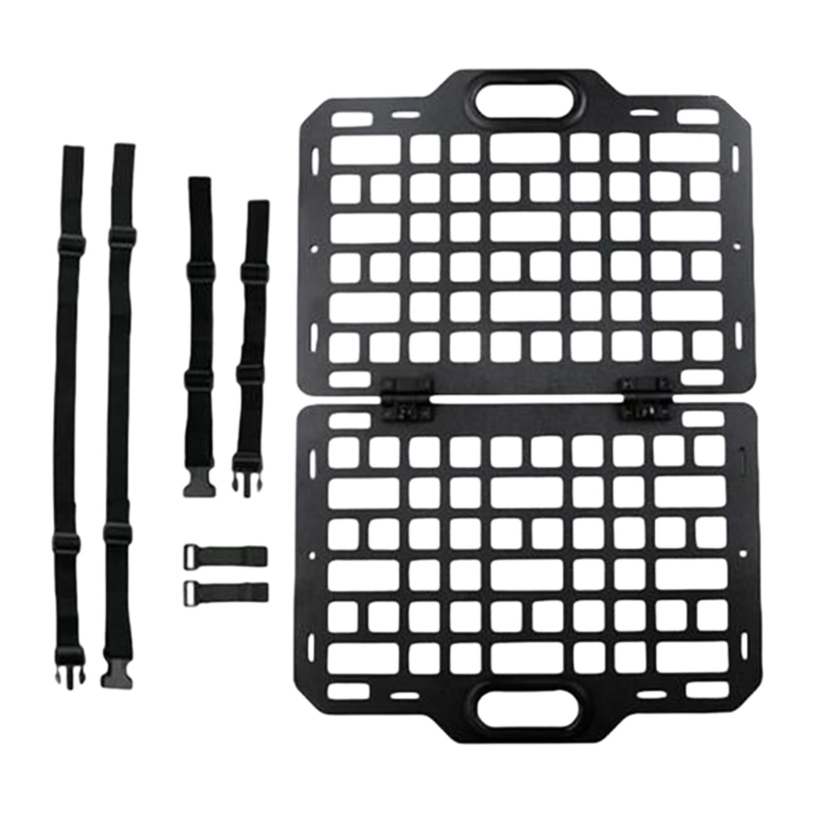 Vehicles Rear Seat Organizer Molle Panel Modular Storage for Automotive