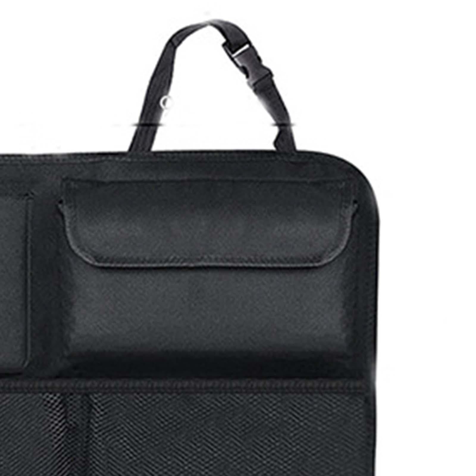 Car Hanging Seat Back Trunk Organizer Multipurpose Adjustable Straps 86x46cm