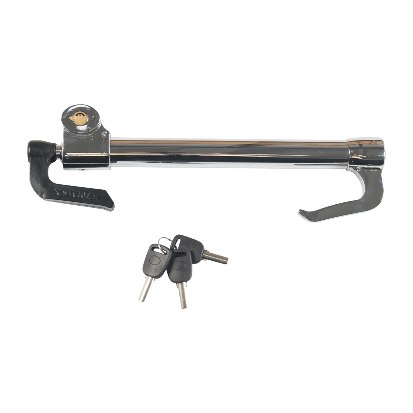 Steering Wheel Lock Telescopic Double Hook Pedal Lock for Van Car Truck