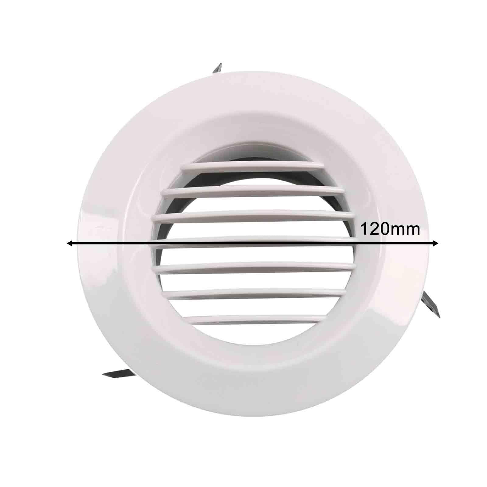 2.6inch RV Trailer Air Conditioning Outlet Vent Accessory Multipurpose White Style C