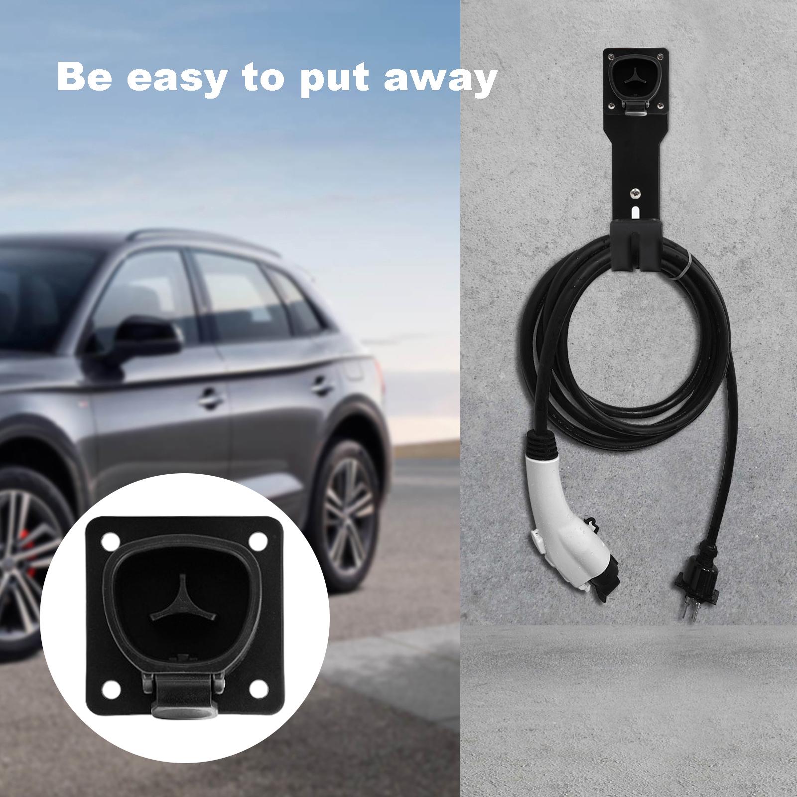 EV Charging Cable Organizer Wall Mount Waterproof Accessories for Tesla Without hook