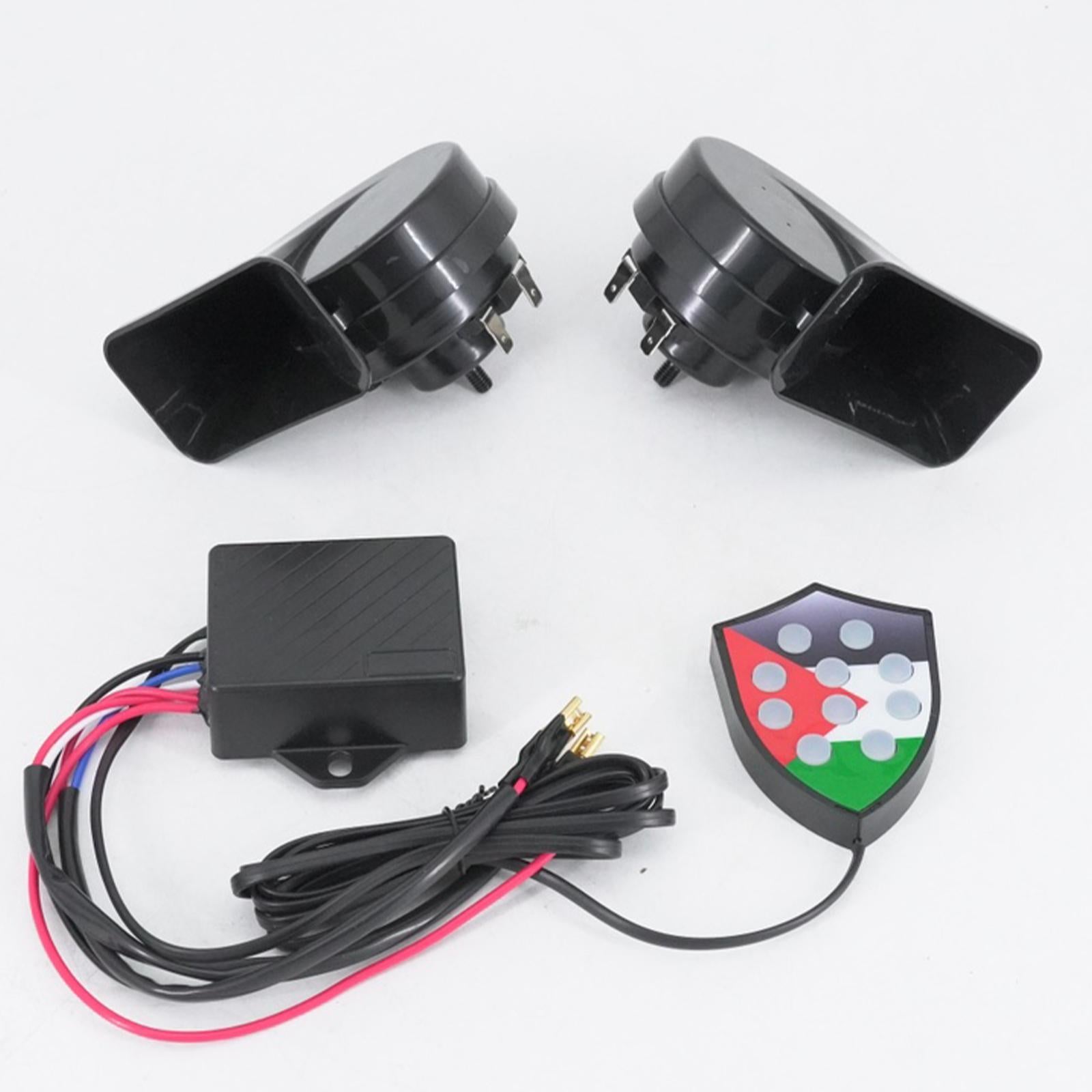Electric Snail Horn Horn Controller Marine Different Sounds Car Horn Kit 12V