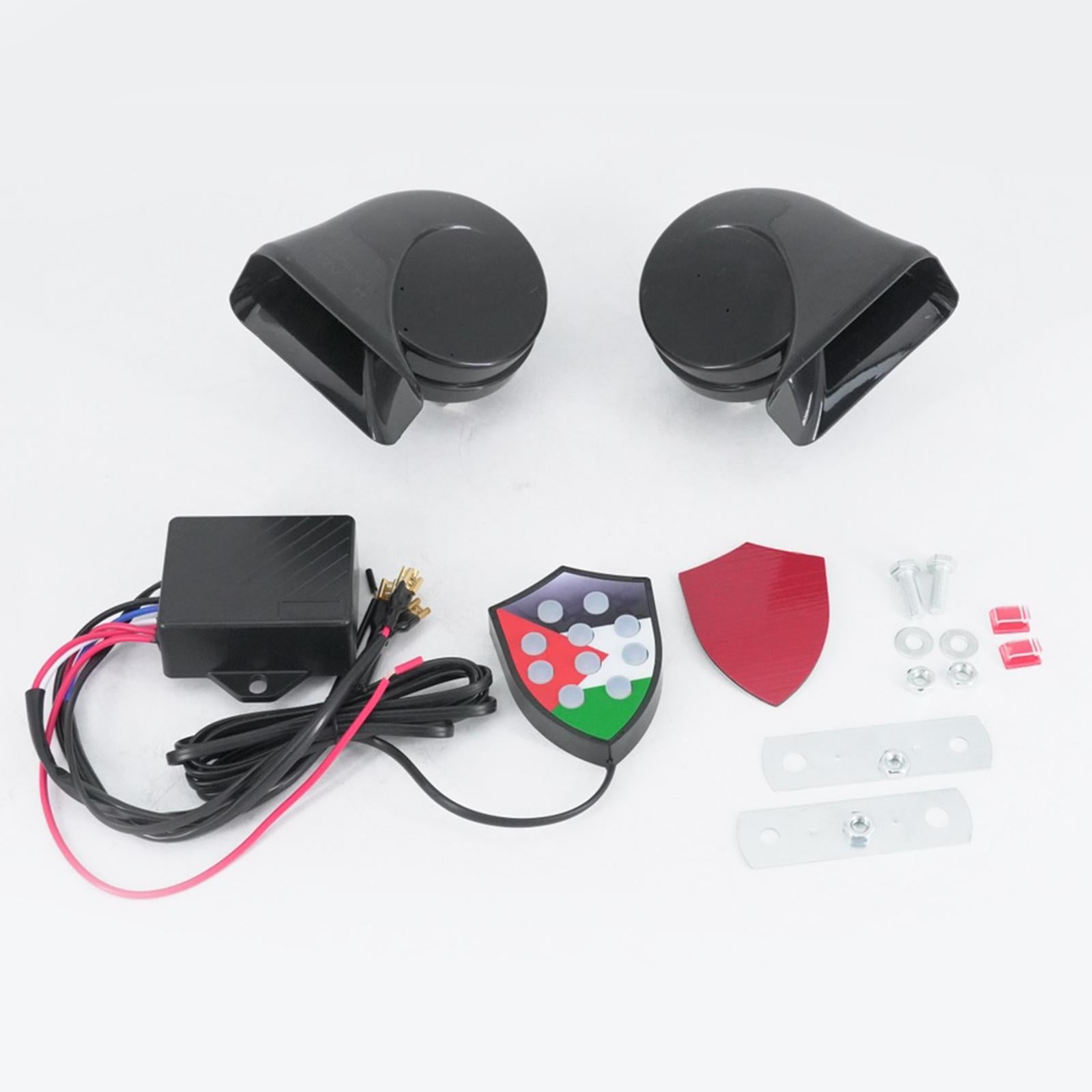 Electric Snail Horn Horn Controller Marine Different Sounds Car Horn Kit 12V