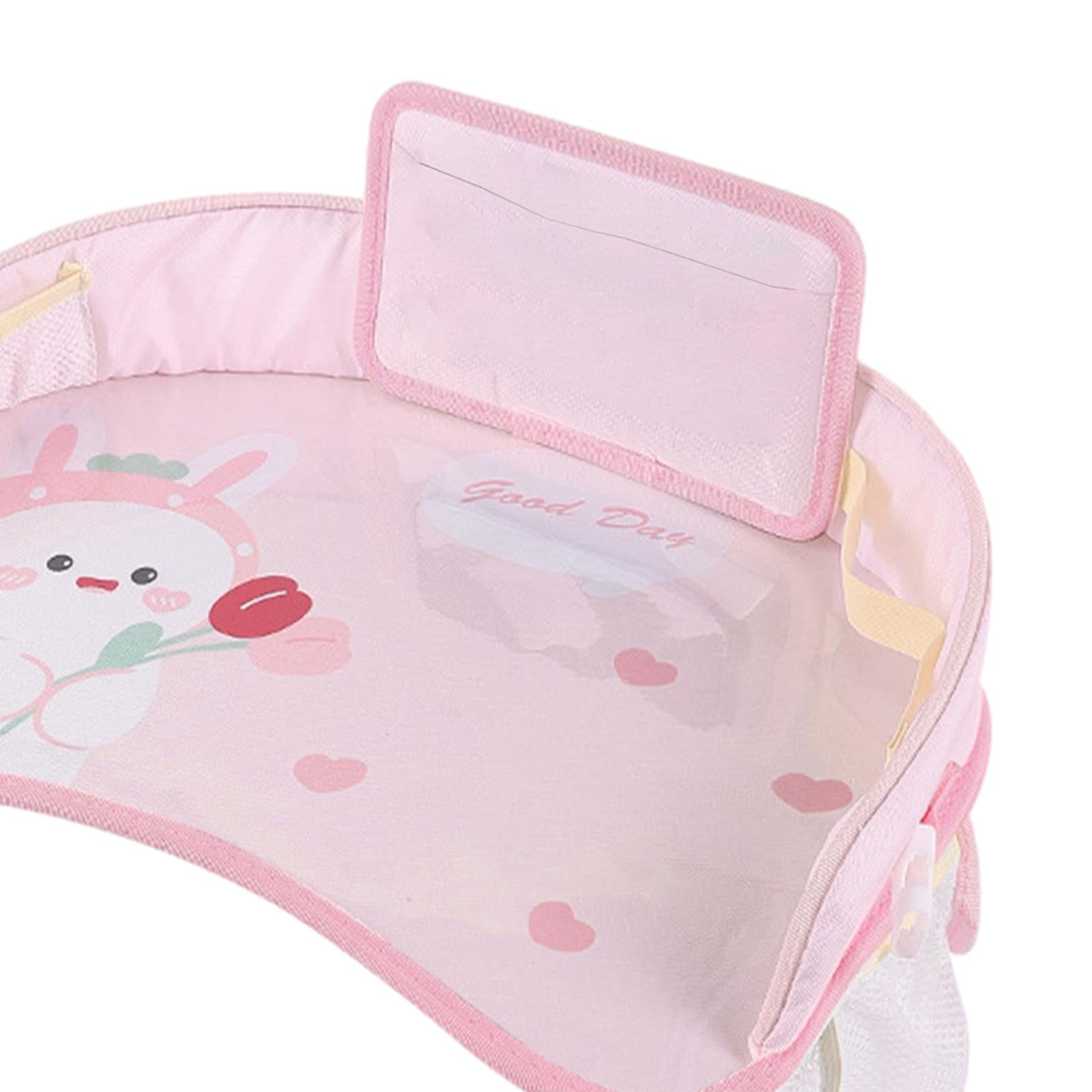 Kids Tour Tray for Baby Car Seat Storage Child Safety Car Seat Table Mat round rabbit