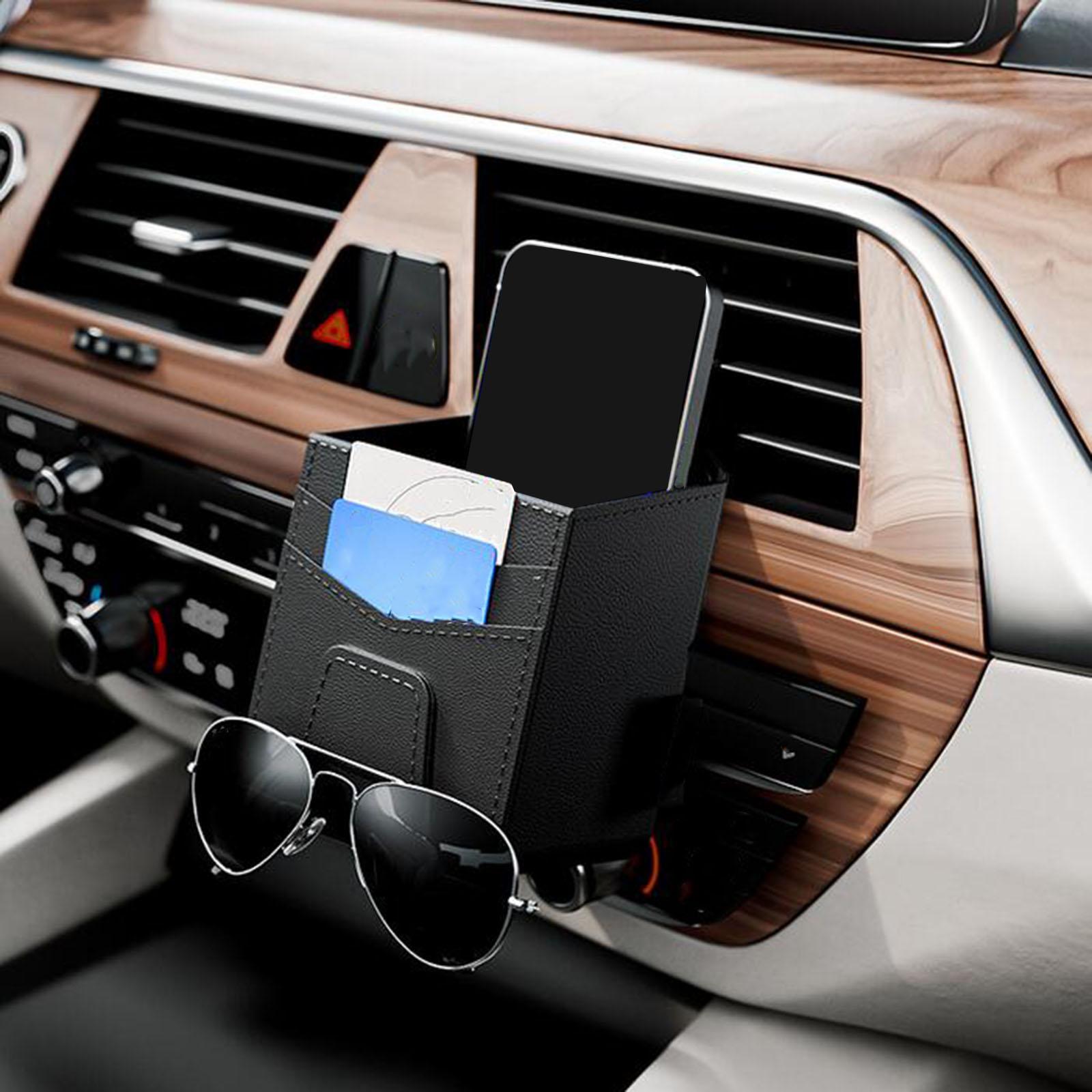 Car Air Vent Storage Bag Storage Box Tidy for Sundries Automotive Snack