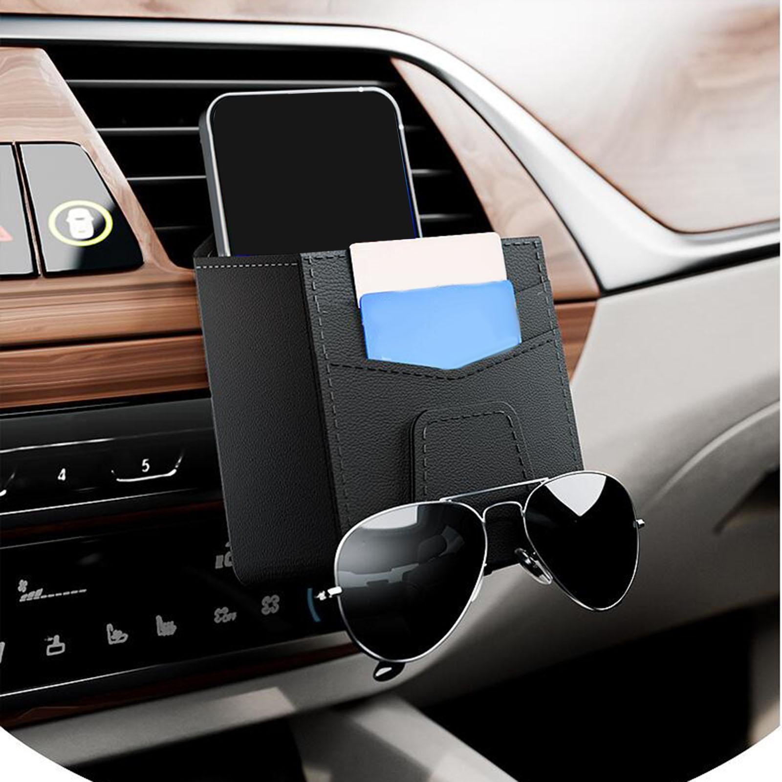 Car Air Vent Storage Bag Storage Box Tidy for Sundries Automotive Snack