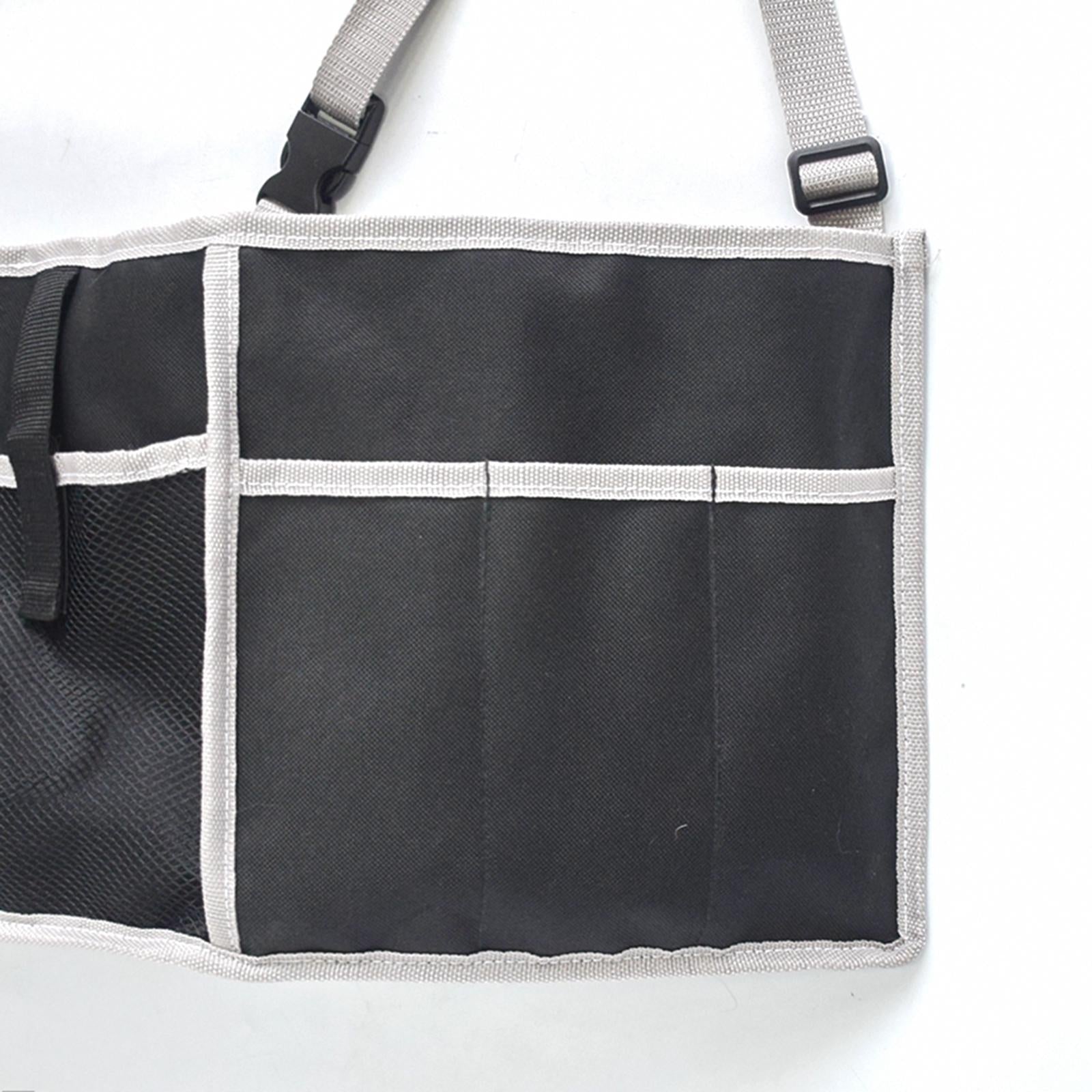 Car Backseat Storage Bag Trunk Organizer with Mesh Pockets Durable Versatile
