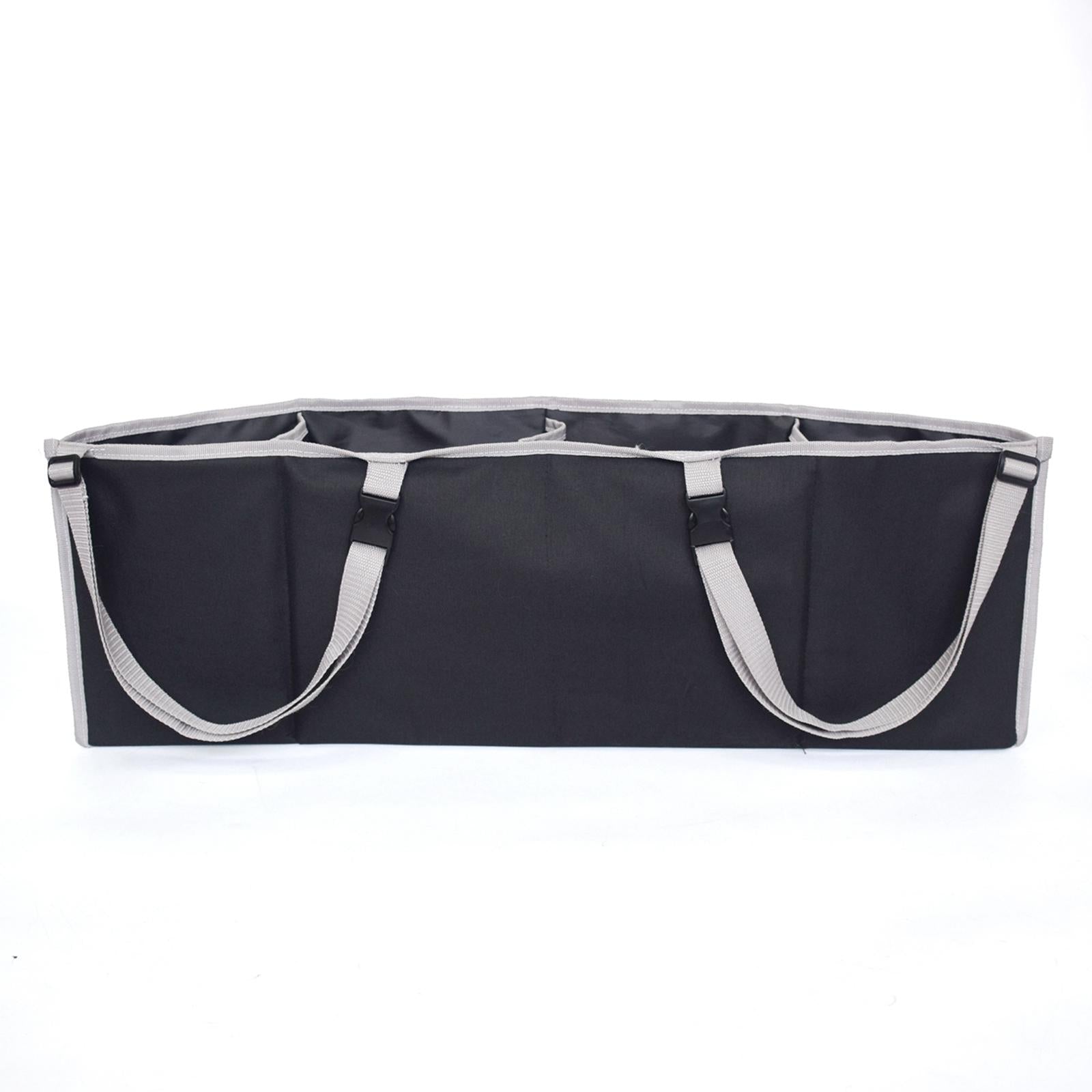 Car Backseat Storage Bag Trunk Organizer with Mesh Pockets Durable Versatile