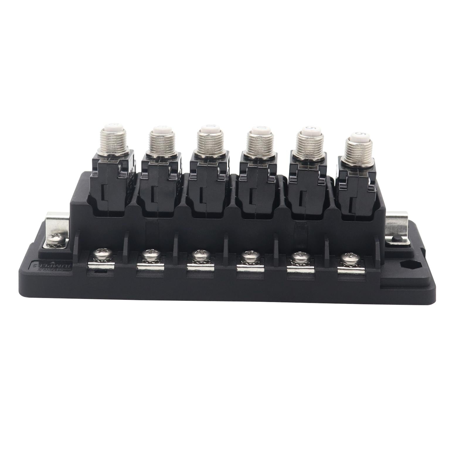 Circuit Breaker Panel 6 Way Car Circuit Protector for SUV RV Car Stereo