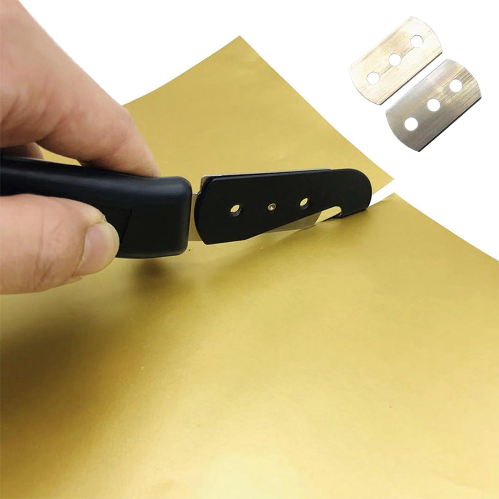 Automotive Vinyl Wrap Cutter with 2 Blade Vinyl Back Paper Slitter Cutter