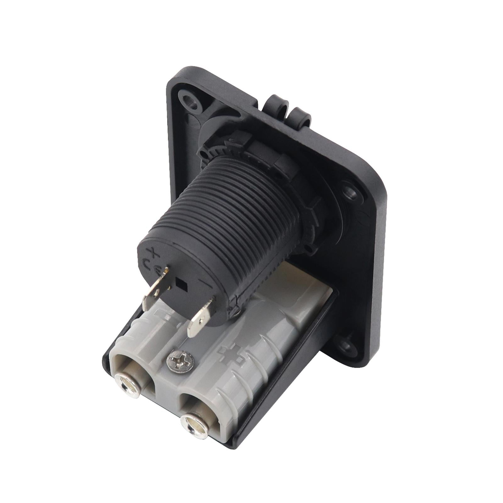 Plug Flush Mount Lighter Socket Marine Accessories RV Mounting Bracket Panel