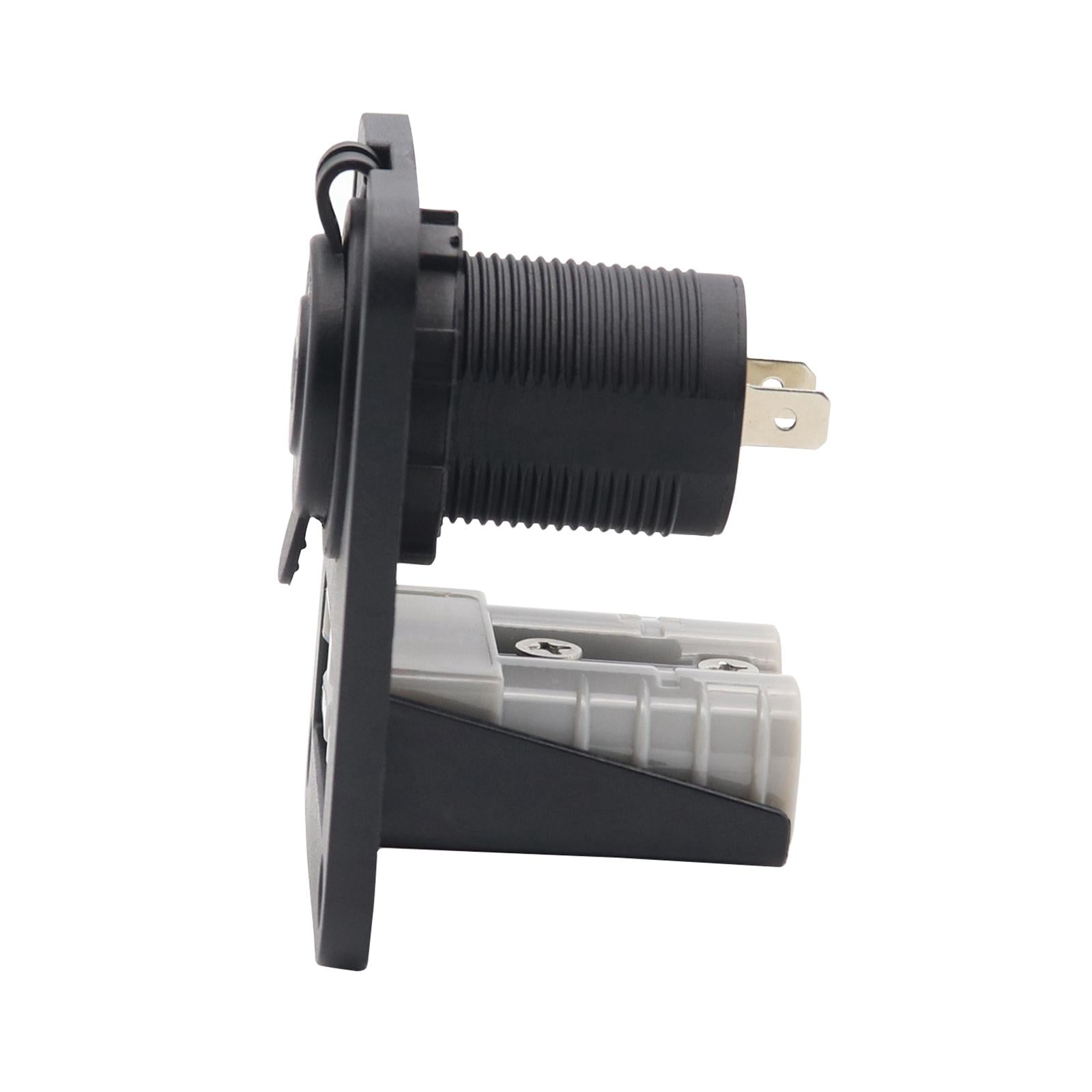 Plug Flush Mount Lighter Socket Marine Accessories RV Mounting Bracket Panel