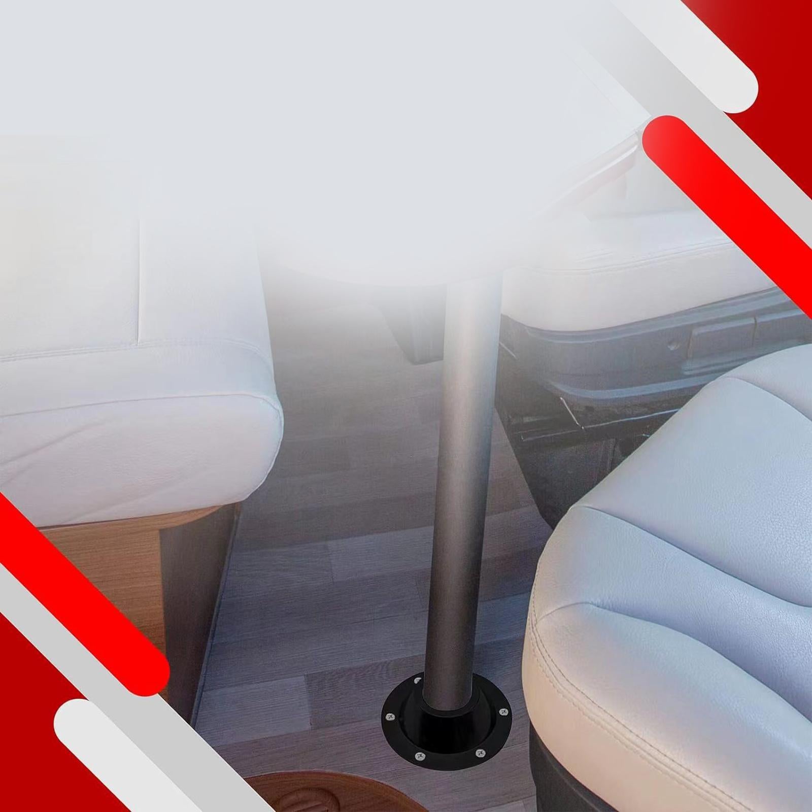 2Pcs RV Table Base Hardware Stable Performance Table and Floor Mounting Base