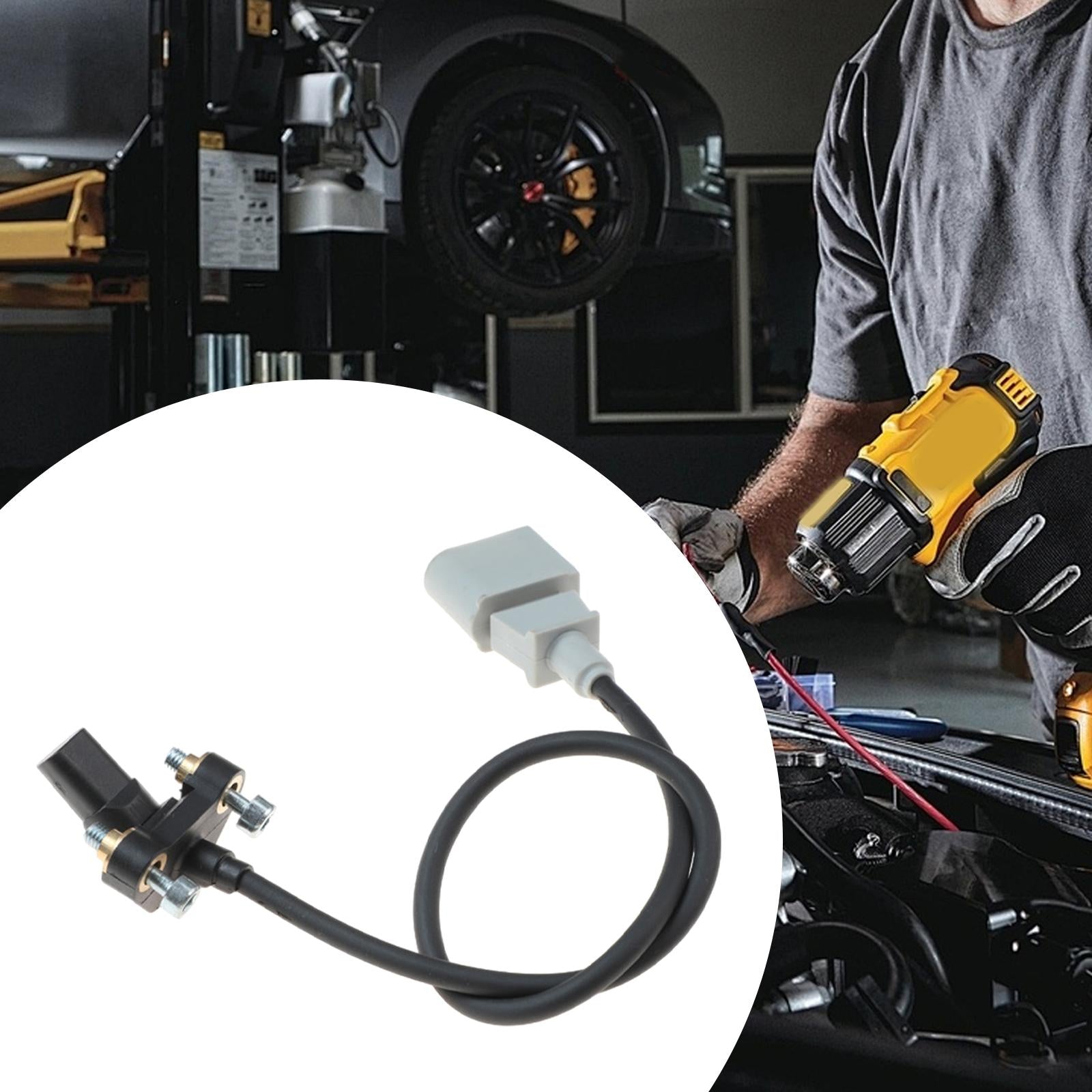 Crankshaft Position Sensor 07K906433B Assembly Easy Installation for VW
