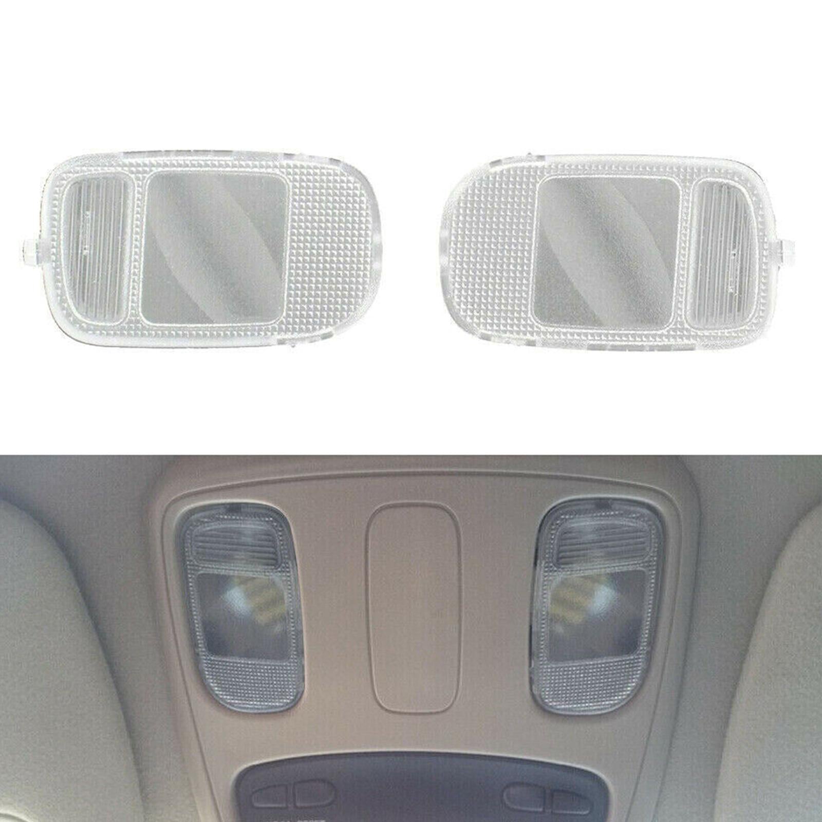 2x Overhead Console Dome Light Cover for Dodge RAM 1500 4500 2500